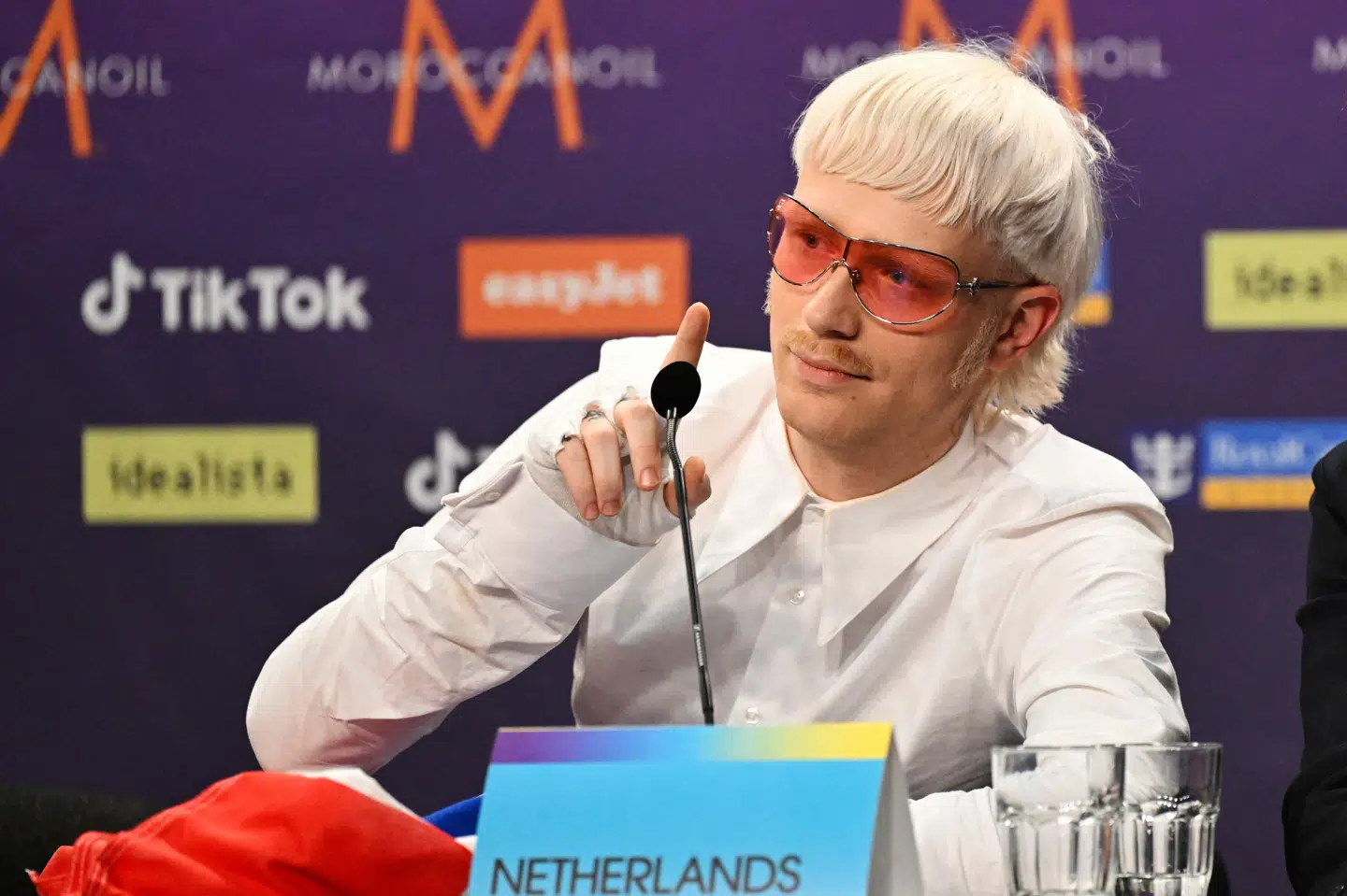 26-årige Joost Klein er den første Eurovision-finalist, som er blevet diskvalificeret fra sangkonkurrencen, efter at den er gået i gang. (Arkivfoto).