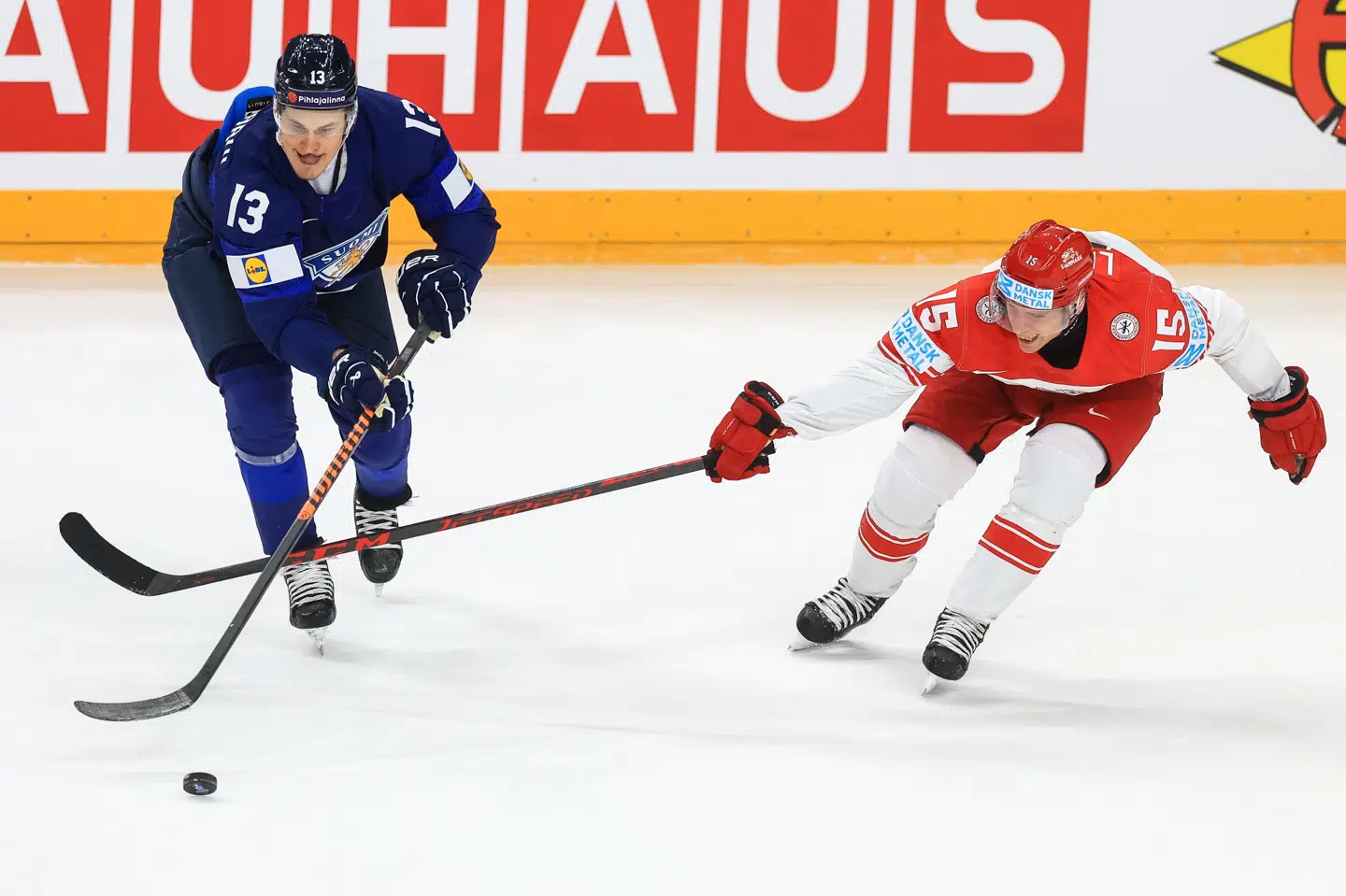 Matias Lassen og resten af det danske hold gav Finland kamp til stregen.