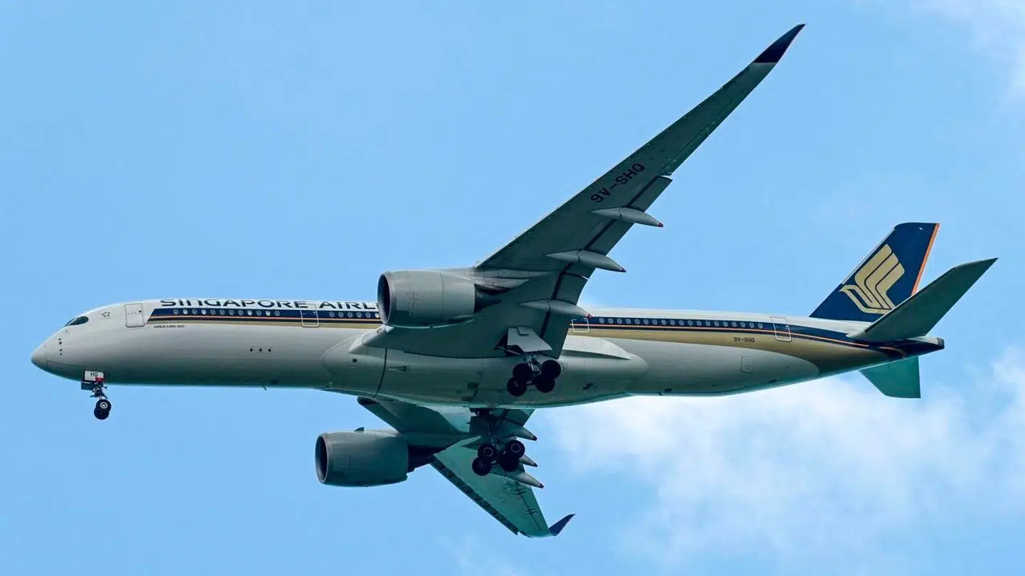 Flyet lettede fra Heathrow i London og fløj mod Singapore.