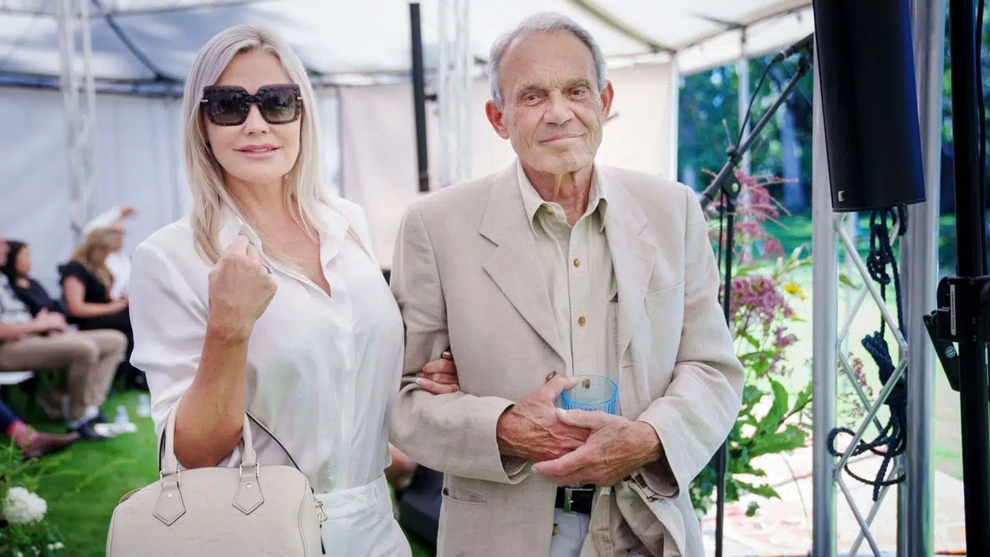 Karsten Ree og Janni Ree ses her sammen sidste år.