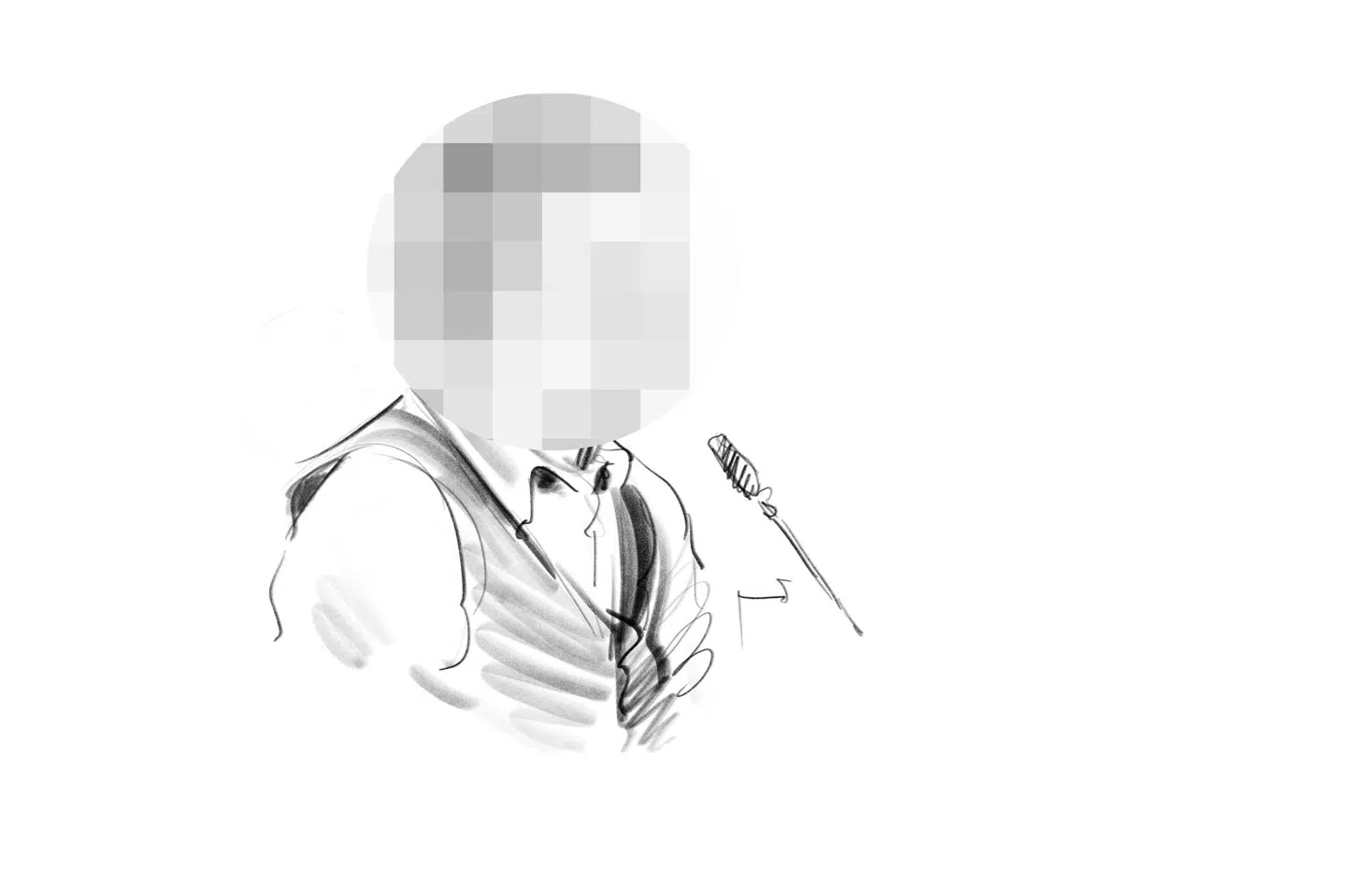 Retstegning fra Retten i Næstved. Undersøgelser af den tiltalte mands telefon viser, at han var inde på artikler om den forsvundne 13-årige pige, han selv havde bortført.