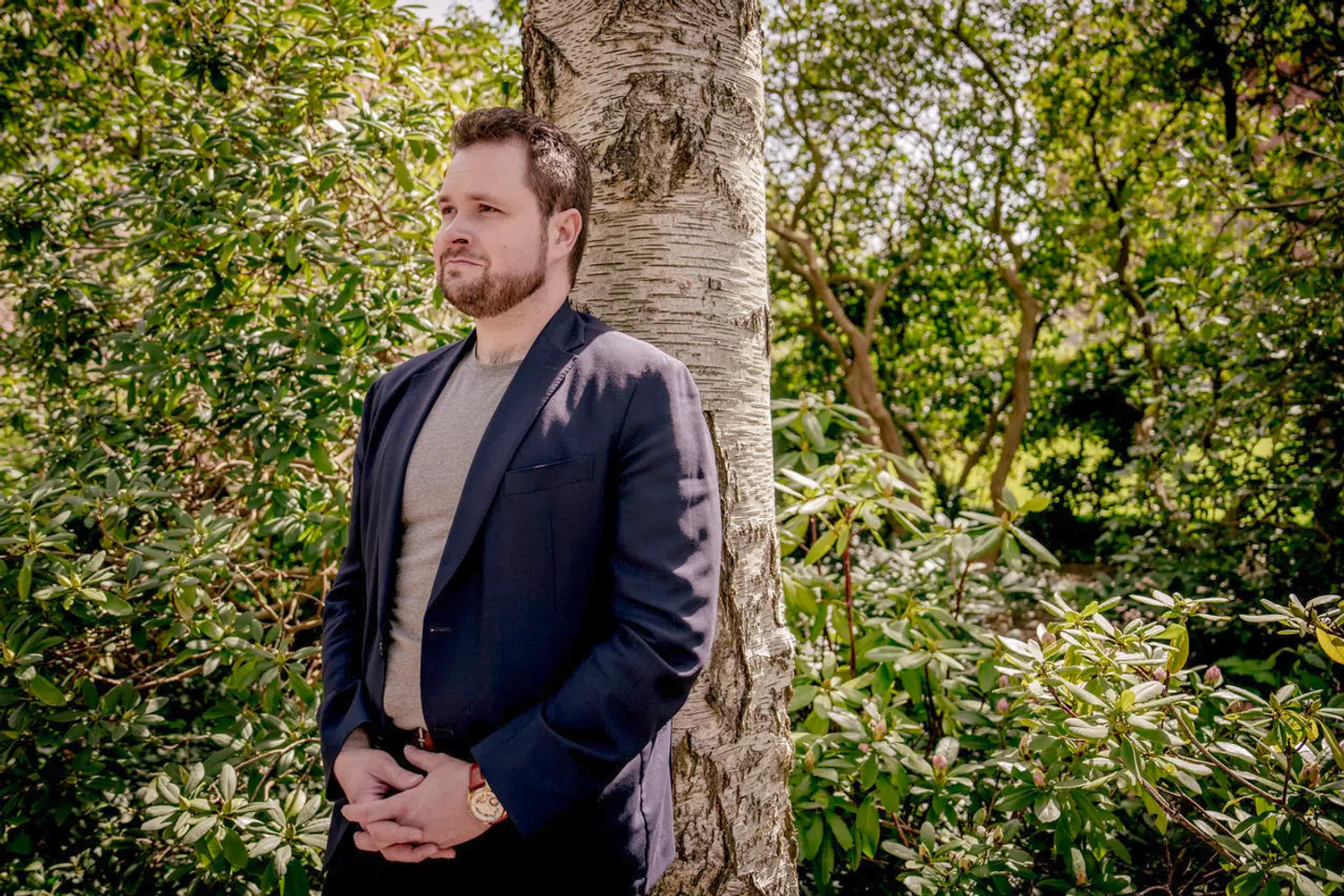 Anders Vistisen, DFs spidskandidat til europaparlamentsvalget, vil nu ikke længere sidde i europæisk partigruppe med Alternative für Deutschland, medmindre det tyske parti tager et større selvopgør. Arkivfoto: Linda Kastrup