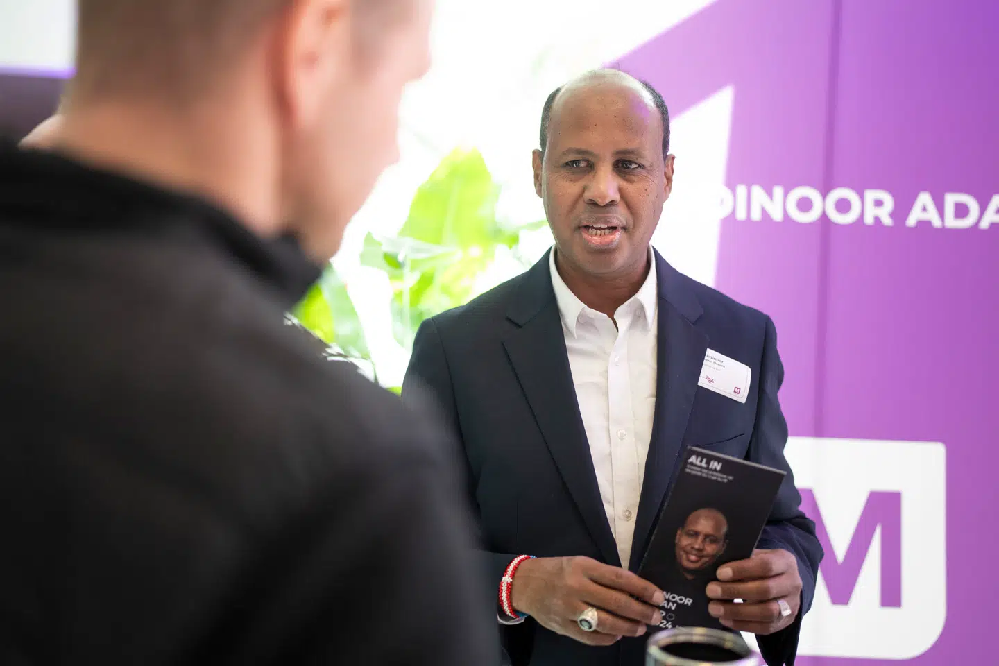 Moderaternes EP-kandidat Adam Hasen Abdinoor. Foto: Frank Cilius, Scanpix