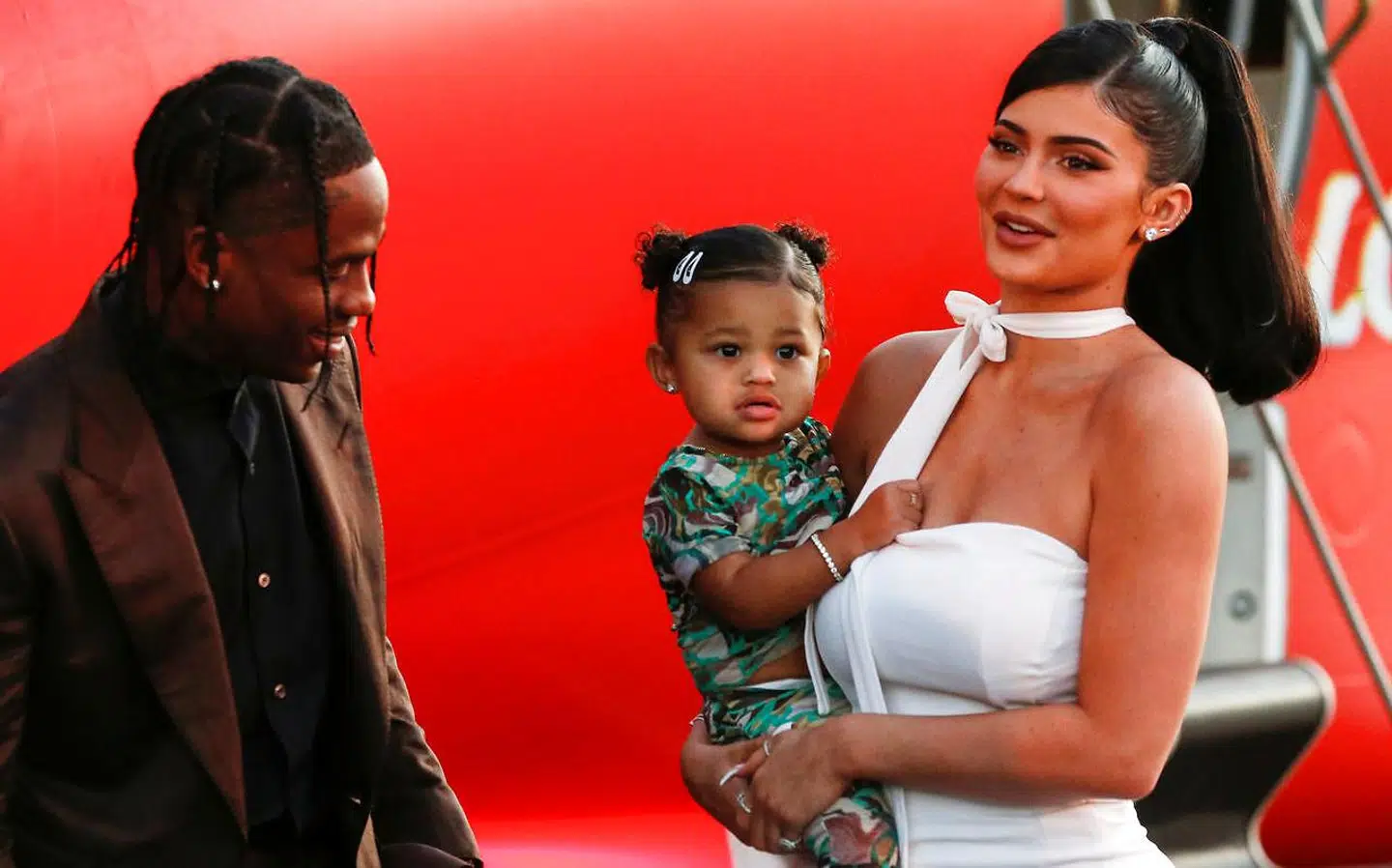 Travis Scott, Kylie Jenner og datteren Stormi