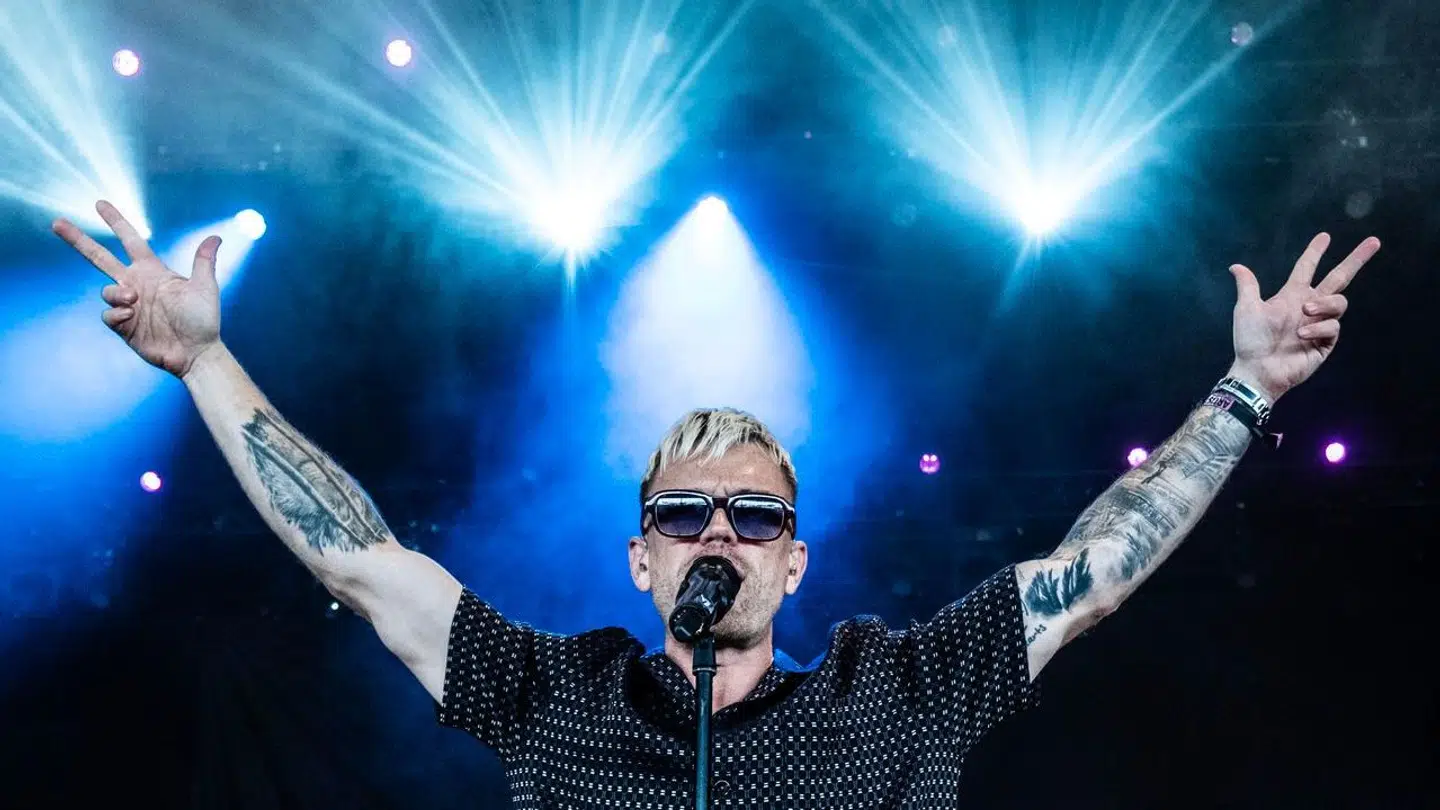 Ankerstjerne under sin koncert på Jelling Musikfestival.