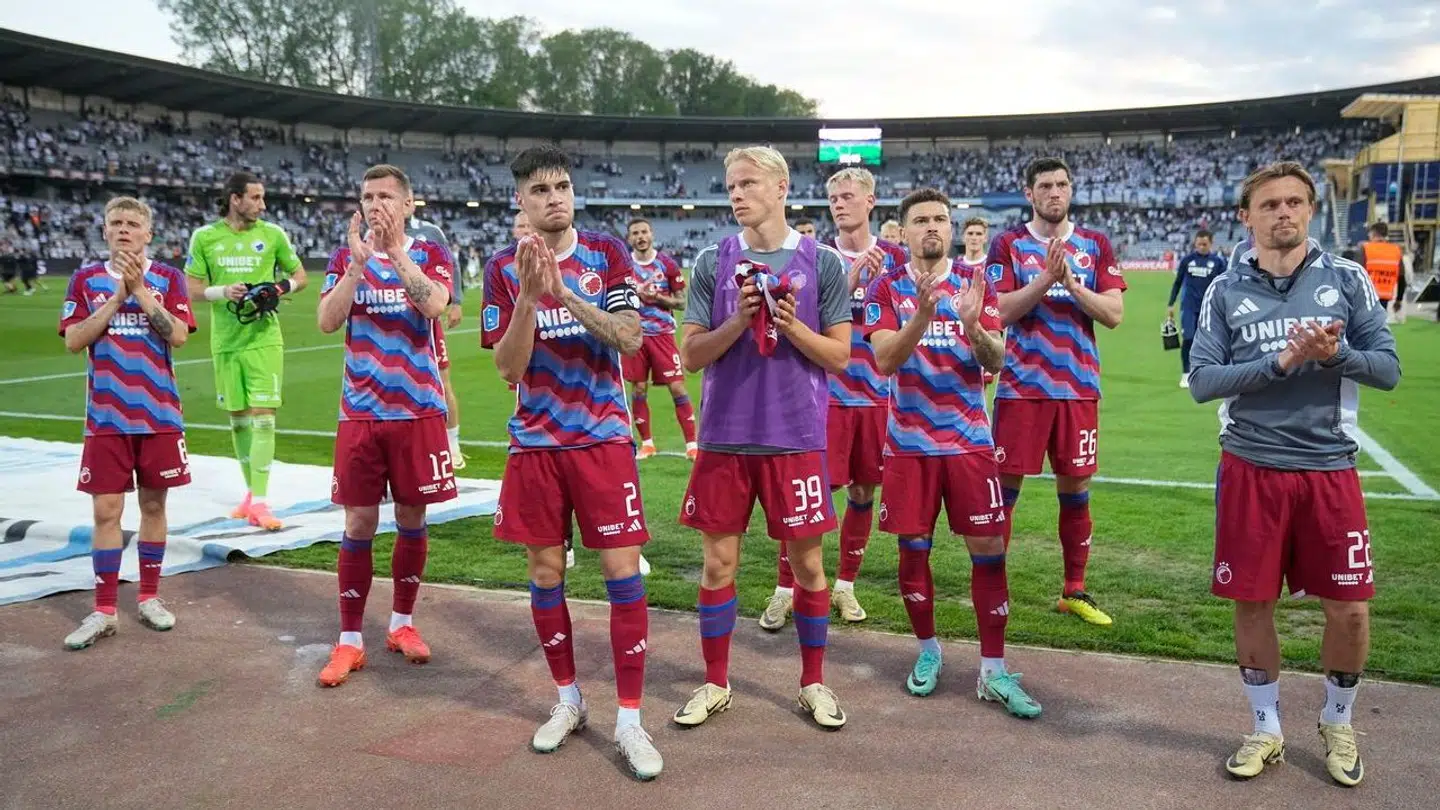 FCK-spillerne bliver ikke mestre i denne sæson.