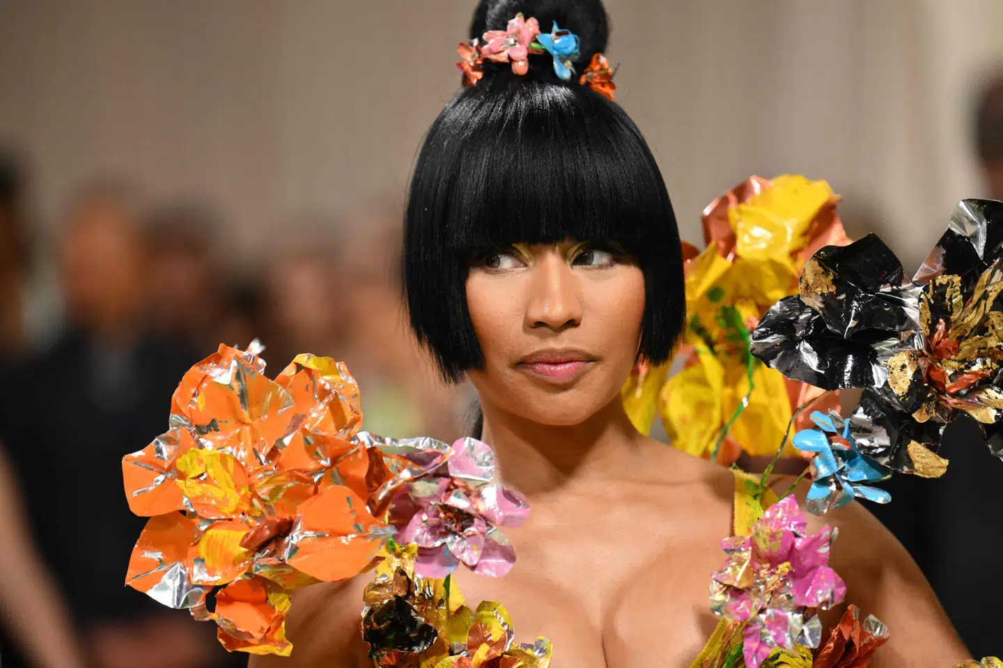 Den amerikanske rapper Nicki Minaj er lørdag blevet tilbageholdt i Amsterdam. Angiveligt har hun været i besiddelse af "mildt narkotika". (Arkivfoto).