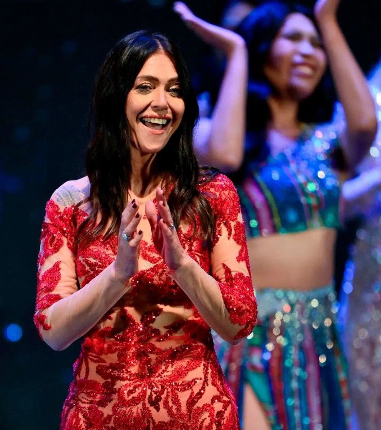 Alejandra Rodriguez fotograferet under Miss Universe-konkurrencen i Argentina.
