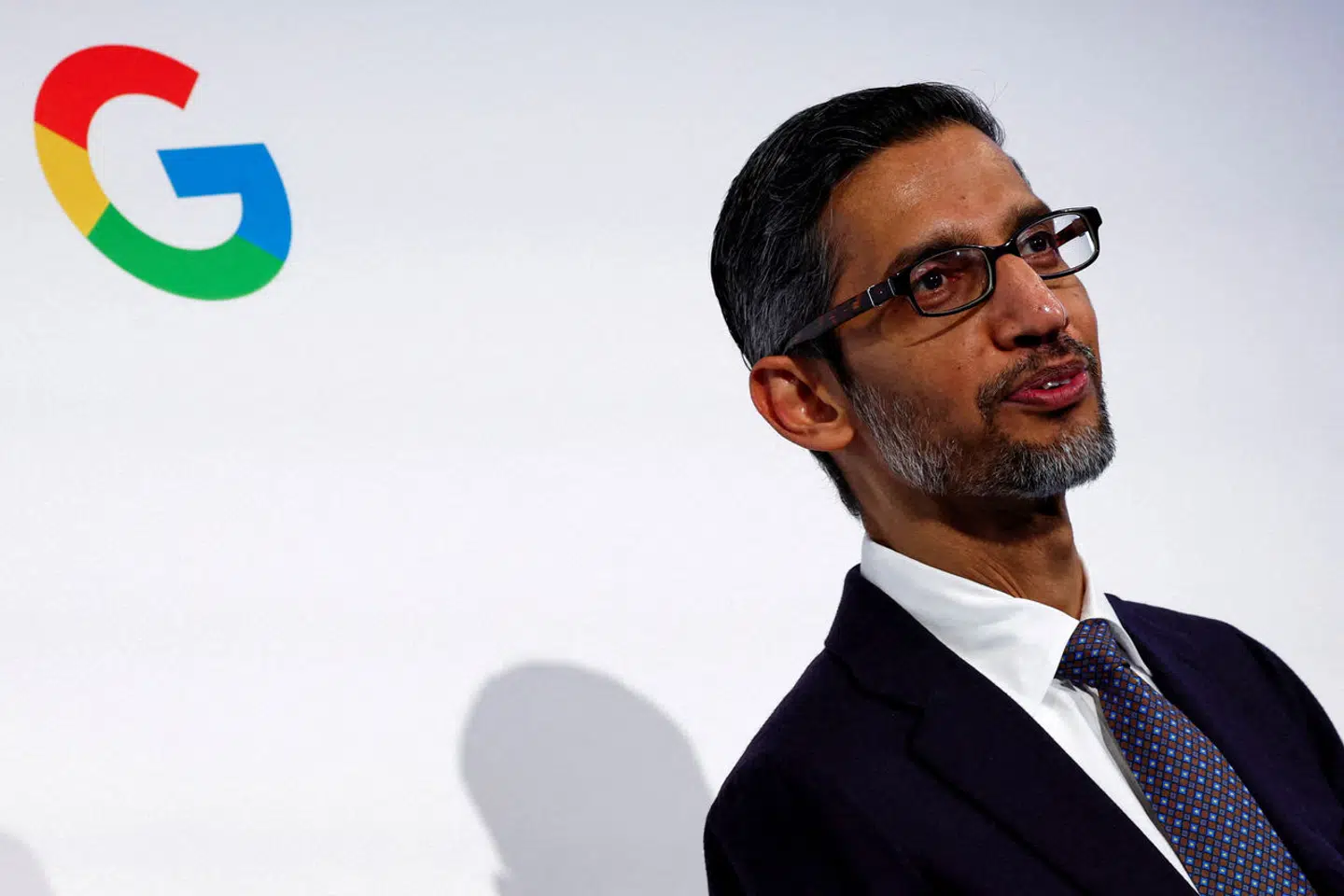 Sundar Pichai, ceo for Google og Alphabet, under indvielsen af en ny ai-afdeling i Paris.
