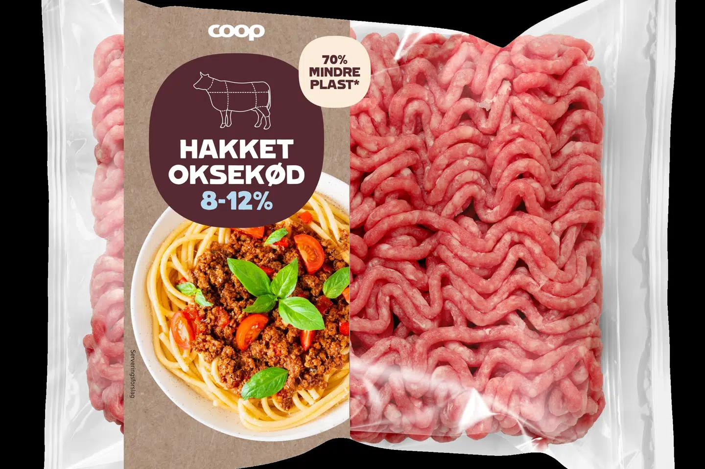 Coop skifter kødbakkerne ud med såkaldt flowpack-emballage, der er en sammensvejset, tynd plastpose, på over 90 procent af det hakkede kød, som kæden sælger.