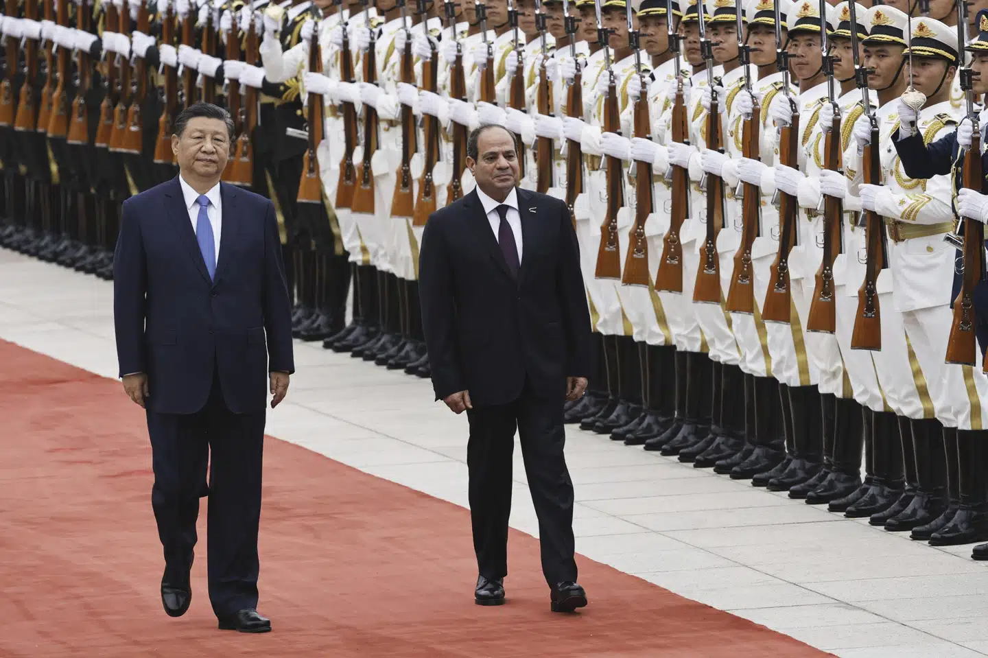 Egyptens præsident, Abdel Fattah al-Sisi, er en af de mellemøstlige ledere, der er til topmøde i Kina.