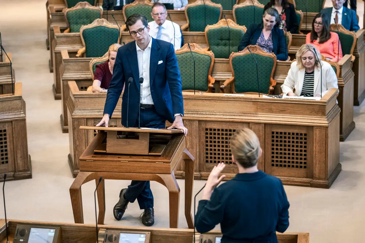 Statsminister Mette Frederiksen (S) langede i går ud efter blå blok for ikke at have modet til at stille med en statsministerkandidat. Men ifølge Bent Winther bærer angrebet præg af desperation fra Frederiksen.