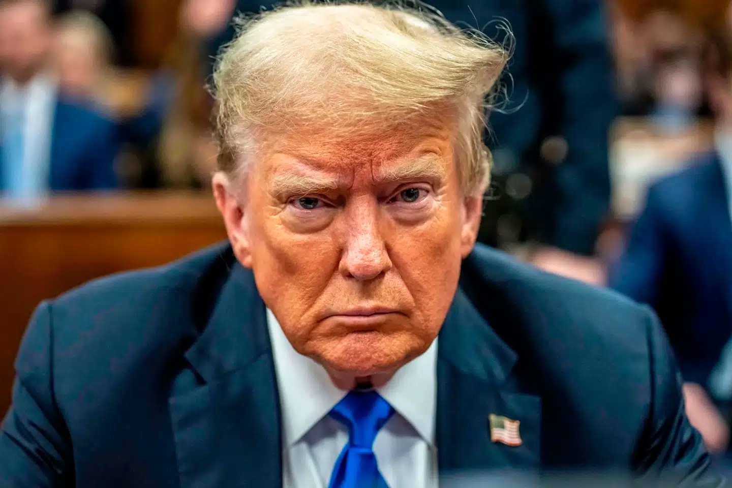 Donald Trump er blevet dømt i sagen om tys-tys-penge til pornoskuespilleren Stormy Daniels.