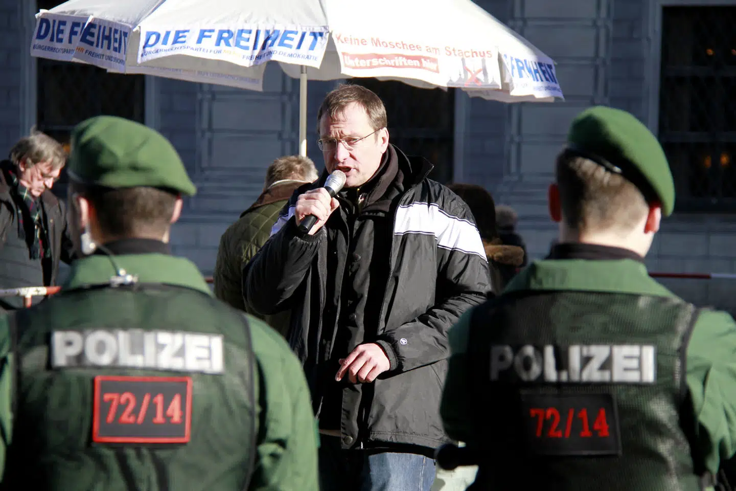 Her ses Michael Stürzenberger i 2014.