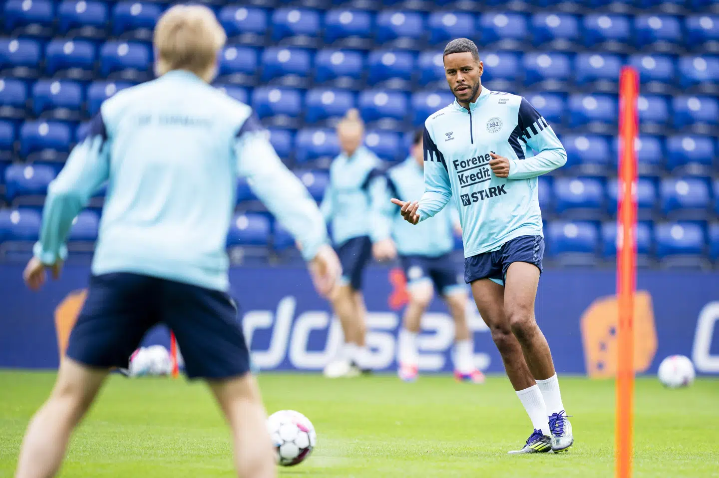Mathias "Zanka" Jørgensen er tirsdag blevet udtaget til det danske fodboldlandshold og indgår i truppen mod Sverige onsdag aften i Parken. (Arkivfoto).