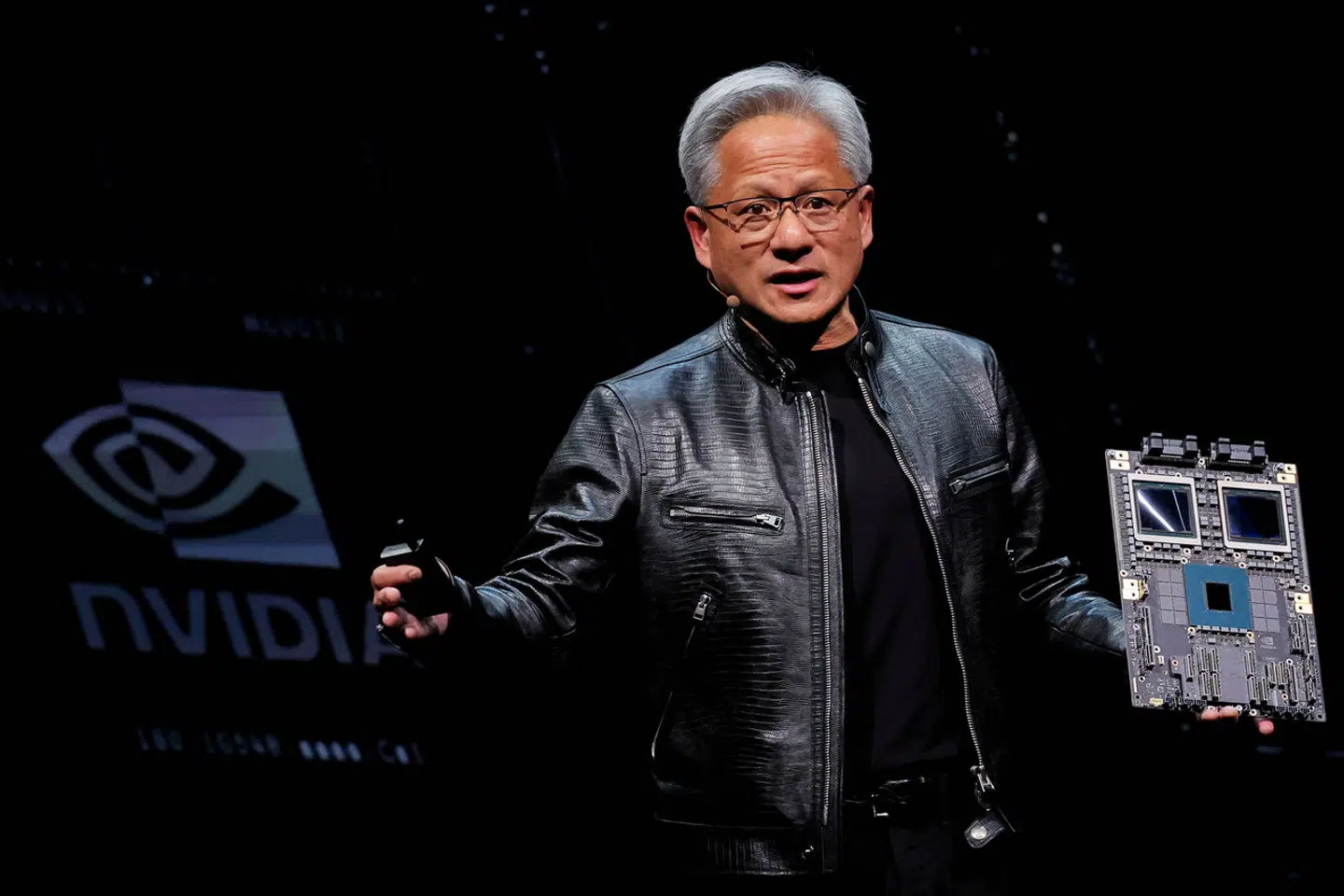 Chipgiganten har krydset en milepæl. Her ses stifter og topchef i Nvidia Jensen Huang.