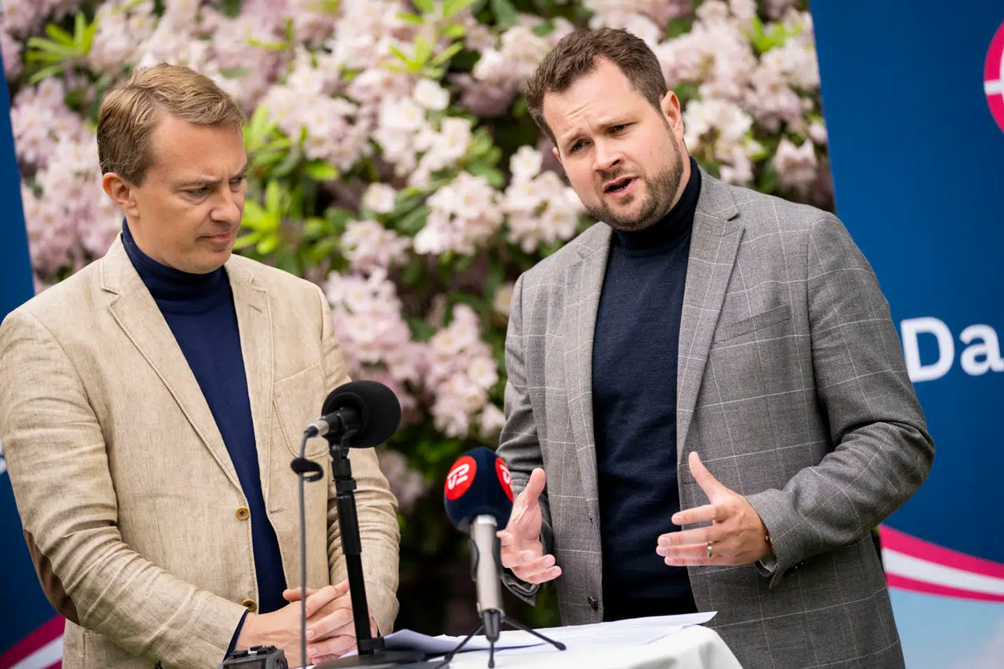 Dansk Folkepartis Anders Vistisen nægter fortsat at svare konkret på, hvor pengene til hans Facebook-annoncer stammer fra. Foto: Ida Marie Odgaard/Ritzau Scanpix