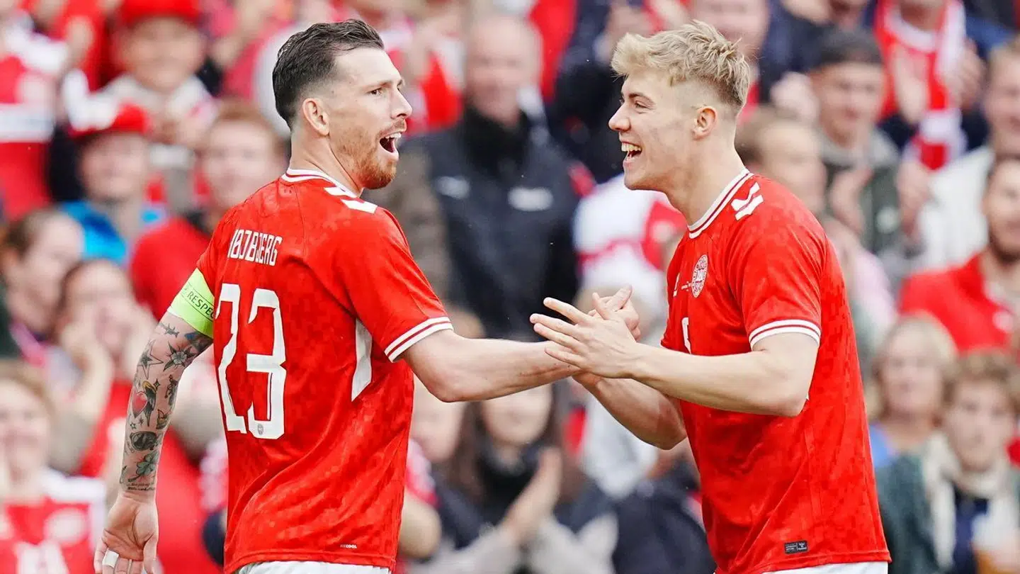 Testkamp mellem Danmark og Sverige i Parken, onsdag den 5. juni 2024.
