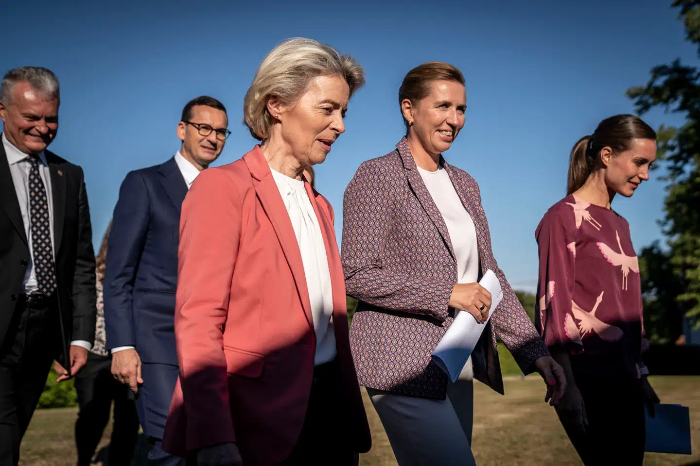 Statsminister Mette Frederiksen (S) og Europa-Kommissionens formand, Ursula von der Leyen, har begge spillet ikke ubetydelige roller i den udvikling, EU har undergået de seneste år. Her er de fotograferet under et topmøde med østersølandenes regeringschefer i 2022.