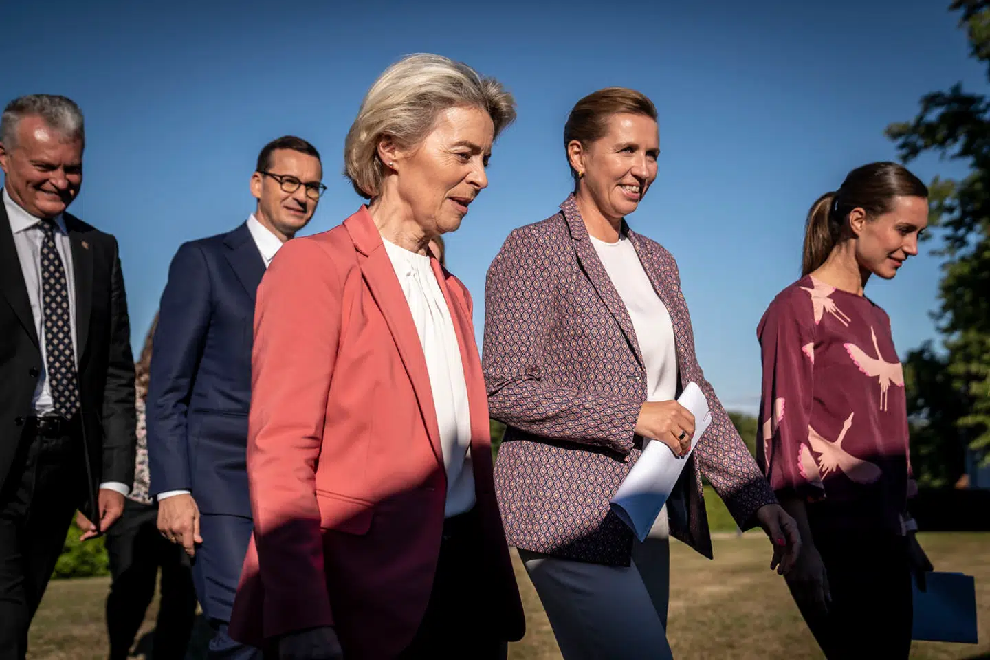 Statsminister Mette Frederiksen (S) og Europa-Kommissionens formand, Ursula von der Leyen, har begge spillet ikke ubetydelige roller i den udvikling, EU har undergået de seneste år. Her er de fotograferet under et topmøde med østersølandenes regeringschefer i 2022.