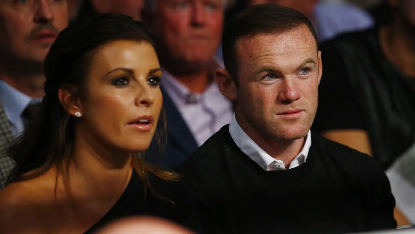 Wayne Rooney og hustruen Coleen.