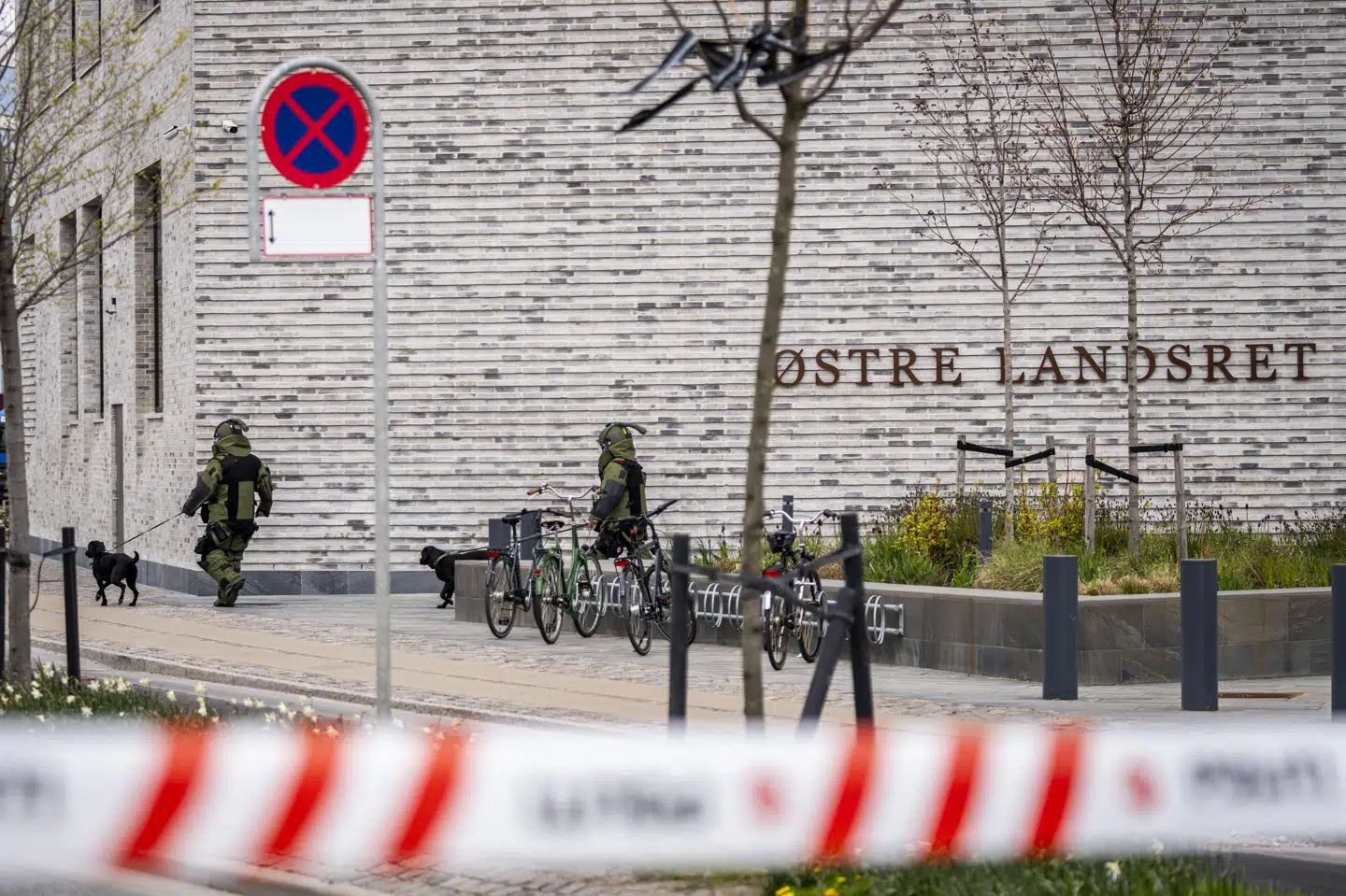 26. april blev Østre Landsret også evakueret. Billedet stammer fra den episode.