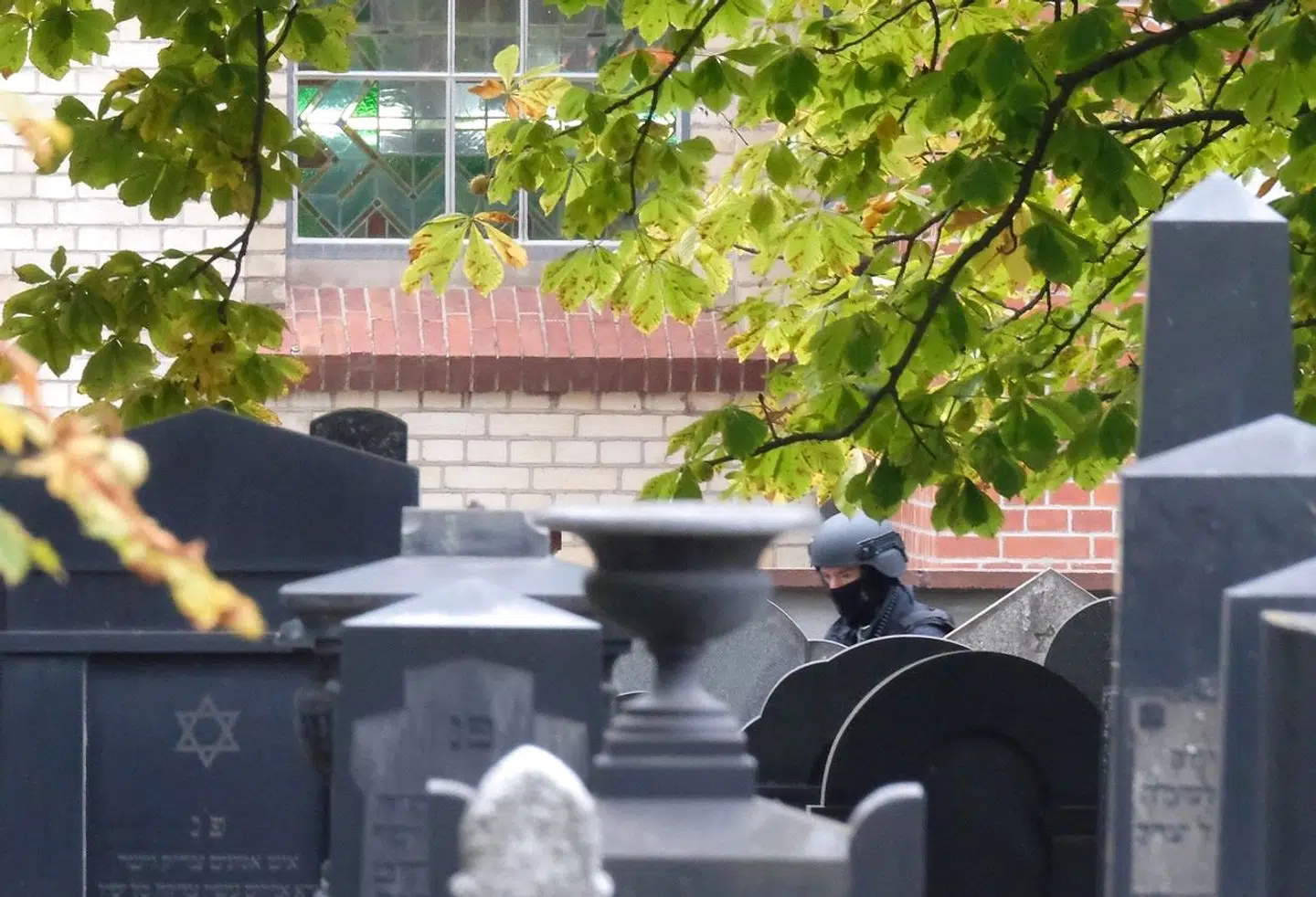 Den jødiske kirkegård i Halle.