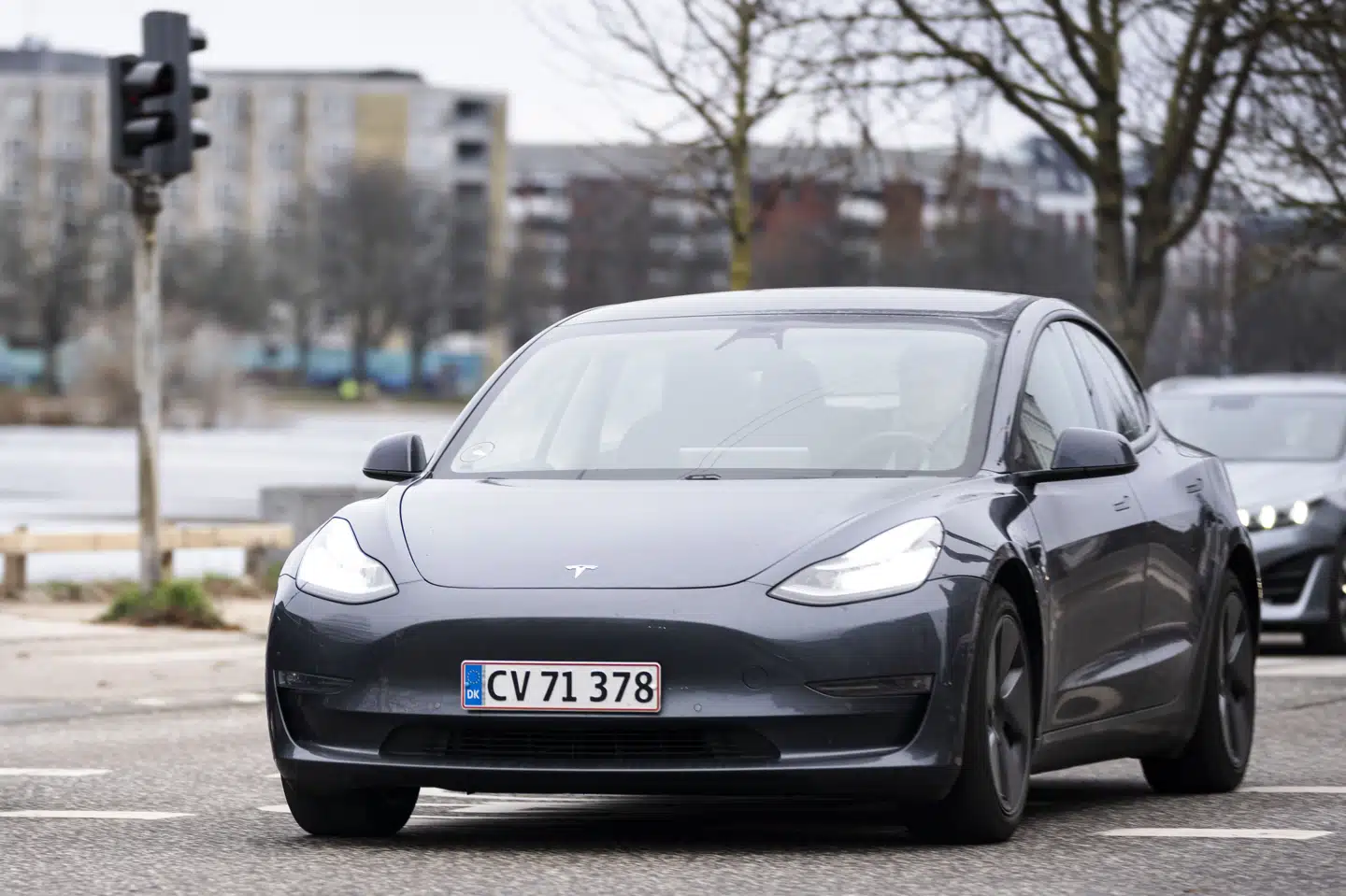 Mere end hver fjerde af de 250.000 indregistrerede elbiler i Danmark er en Tesla. (Arkivfoto).