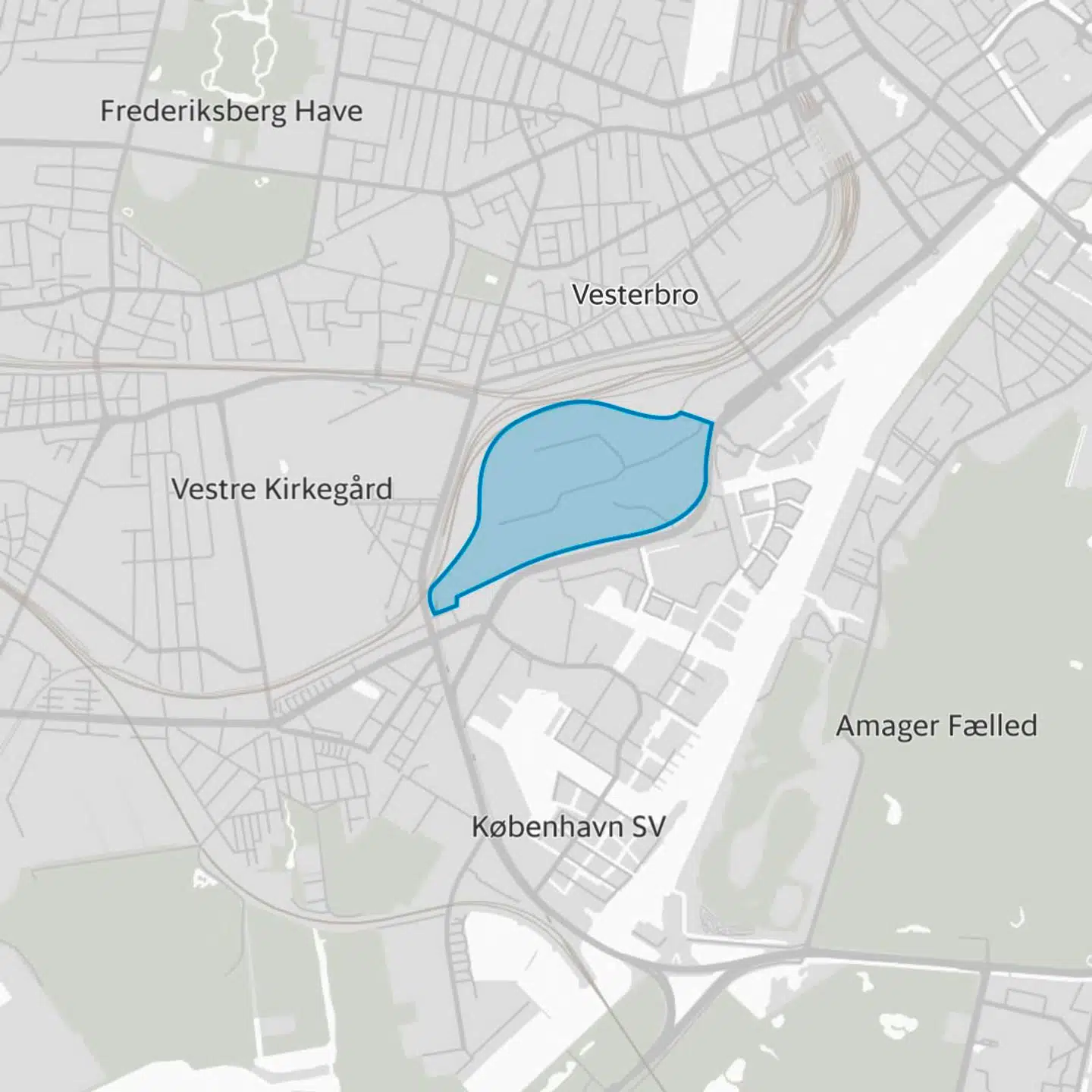 Her skal den nye bydel ligge.