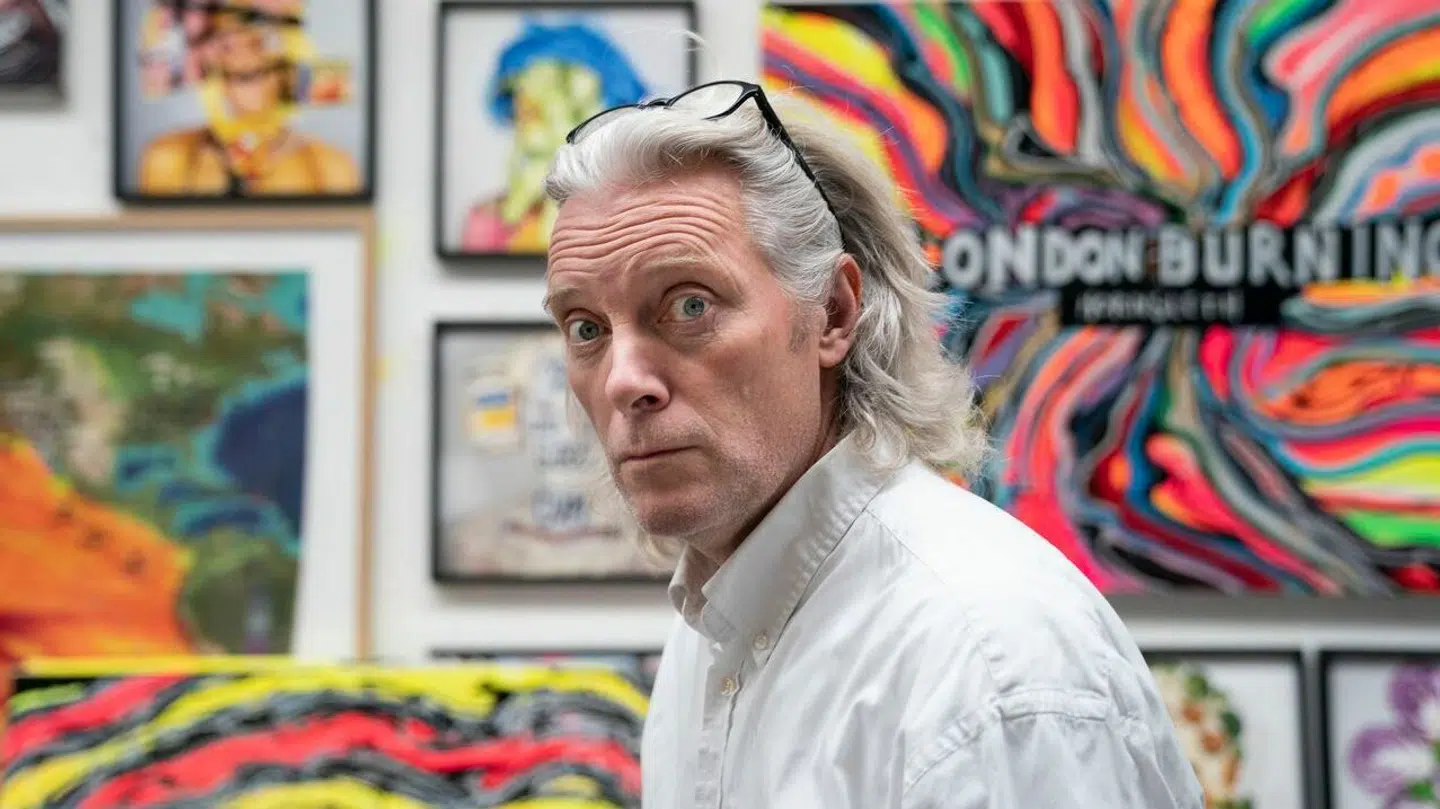 Der var tale om værker af Kristian von Hornsleths, der talte malerier og anden kunst.