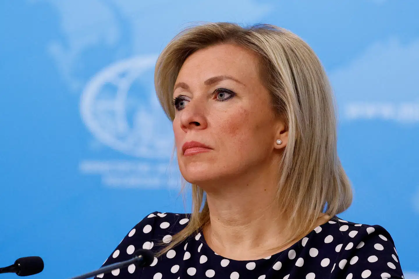 Maria Zakharova er talskvinde for det russiske udenrigsministerium, og hun langer ud efter Danmark. (Arkivfoto).