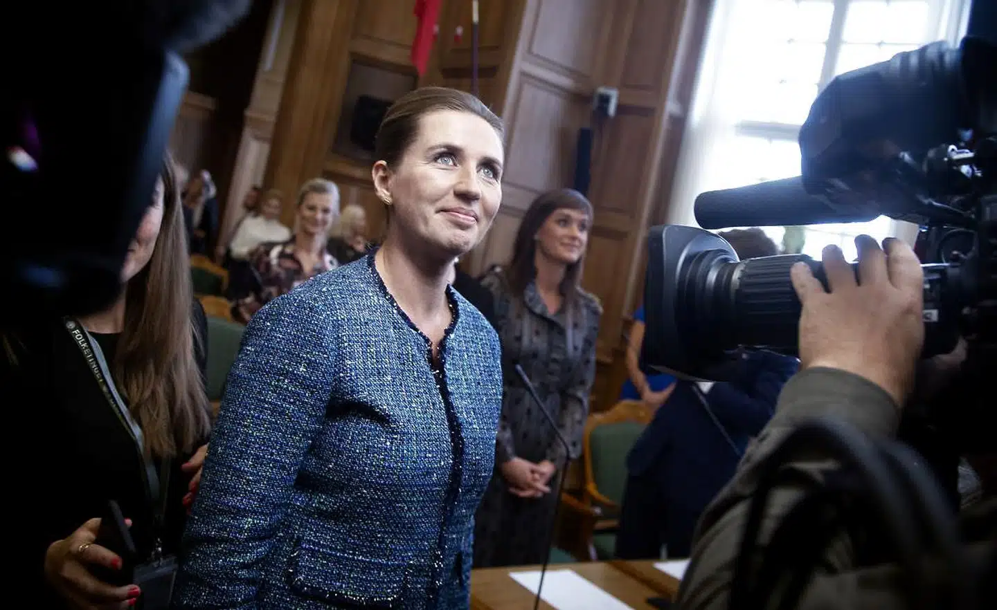 Hverdagen trænger sig på for statsminister Mette Frederiksen efter Folketingets åbning. Foto: Liselotte Sabroe / Ritzau Scanpix