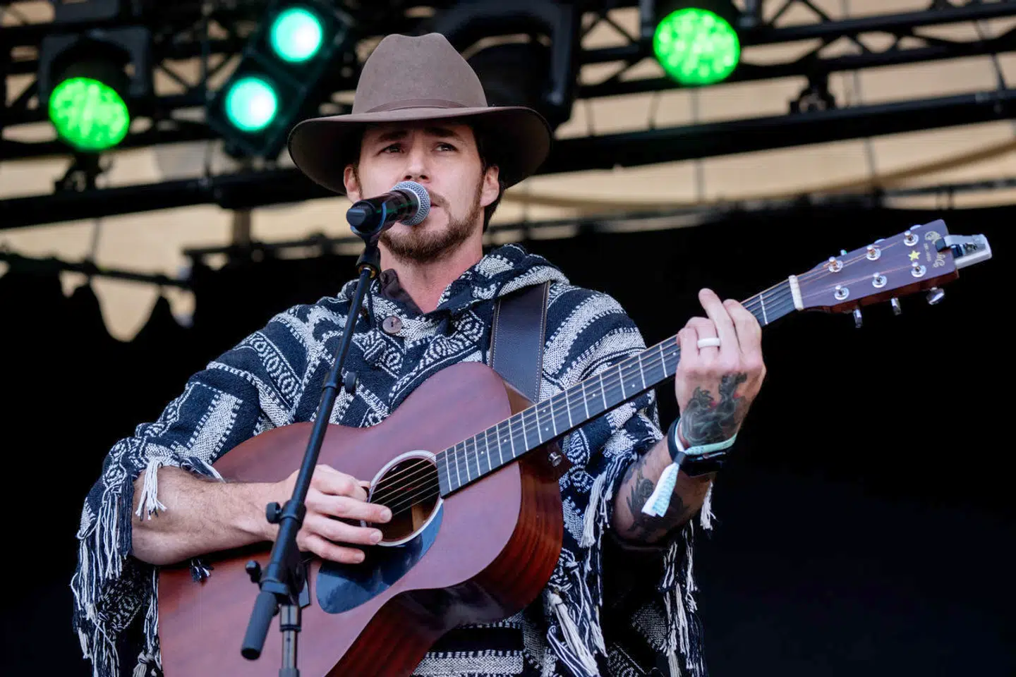 Dan Smalley var en af de tre kunstnere, der var del af Heartlands countryfokus torsdag. Ikke alle slap lige godt fra øvelsen.