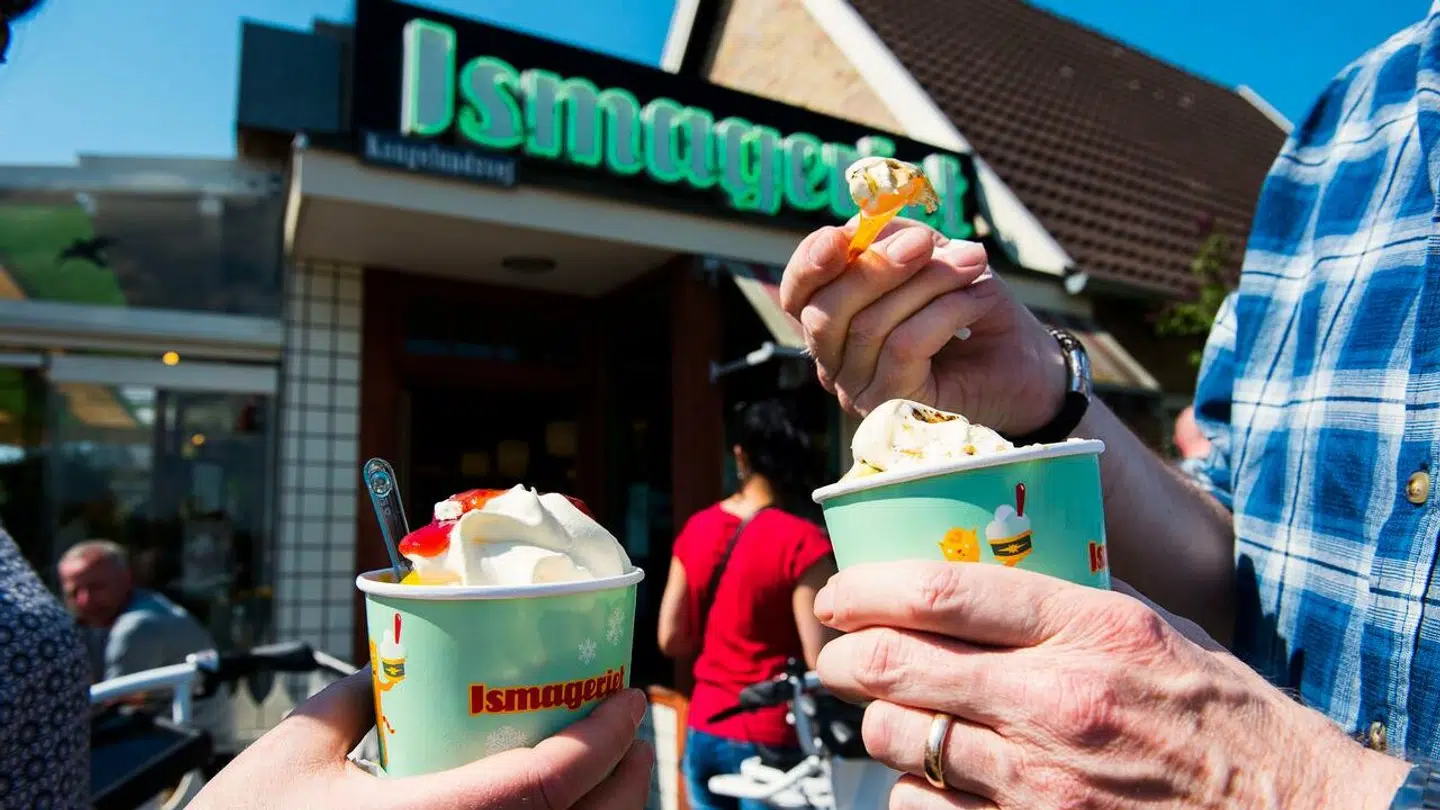 Den først udgave af Ismageriet lå på Kongelundsvej på Amager (som det ses her på billedet), men den er siden flyttet.