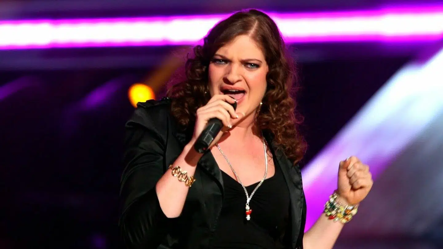 Laura Kjærgaard da hun i 2008 medvirkede i 'X Factor'.