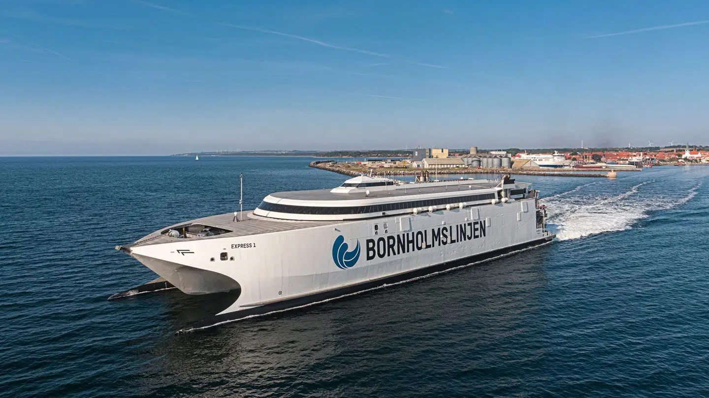 Bornholmslinjen har flere gange oplevet problemer med GPS.