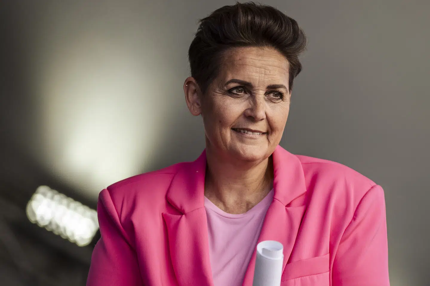 Selv om SF blev det største parti ved EU-valget, afviser Pia Olsen Dyhr (SF) ved weekendens Folkemøde, at partiet vil gå efter statsministerposten. (Arkivfoto).