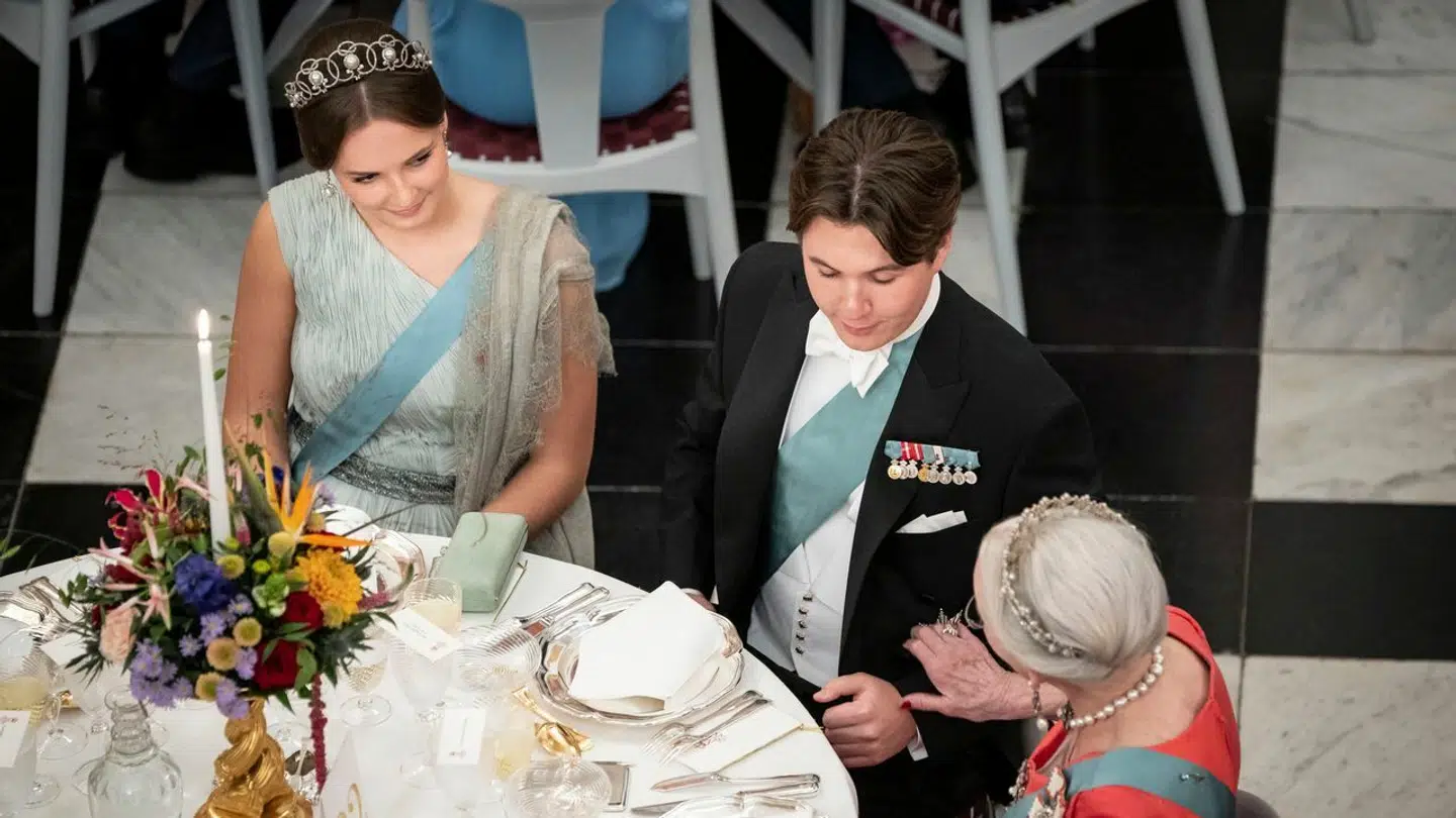 Ingrid Alexandra og kronprins Christian den 15. oktober 2023.