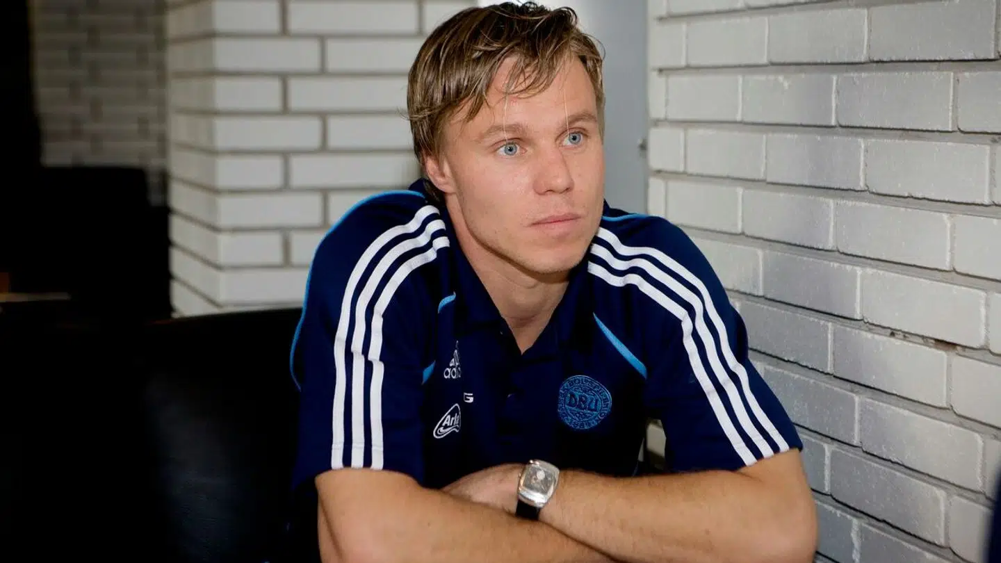 Martin Laursen i landsholdslejren i 2007.