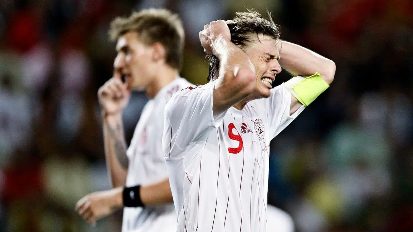 Jon Dahl Tomasson og Nicklas Bendter da Danmark slår Portugal 3-2 i 2008.