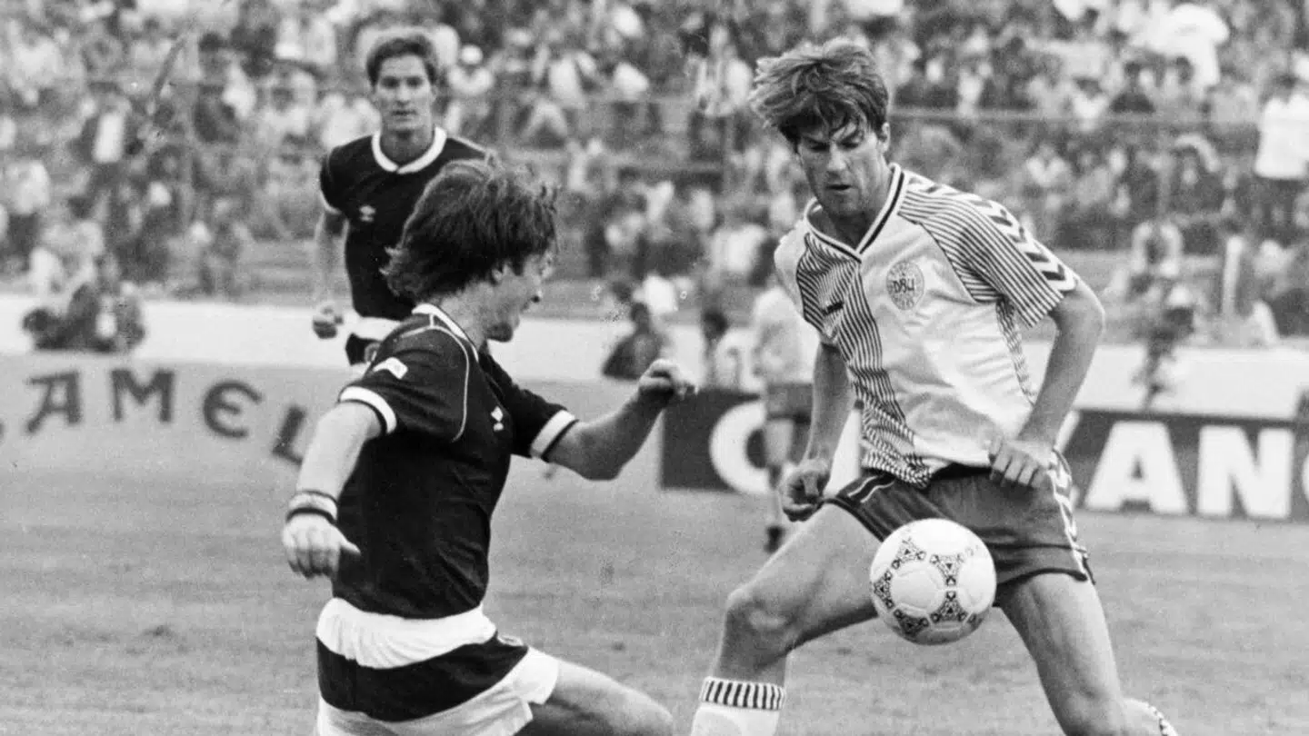 Michael Laudrup under VM i Mexico i 1986.
