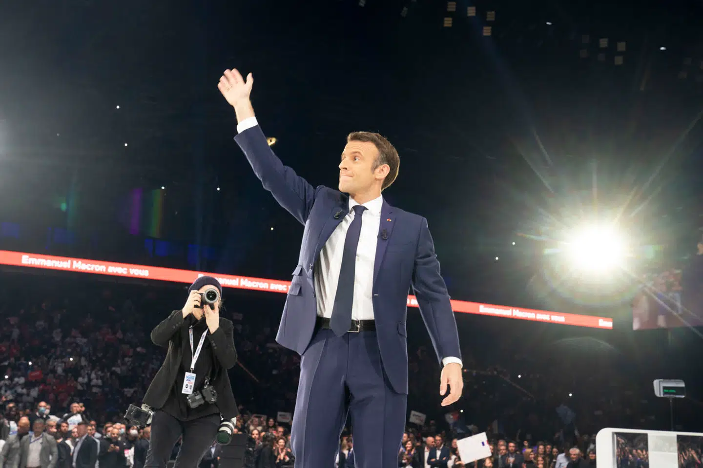 »Kan en præsident i en af EUs største økonomier overhovedet tillade sig egenhændigt at presse hele Europa ud over kanten, mens kontinentet er i krig?« spørger Marlene Wind. På billedet ses Emmaunel Macron.