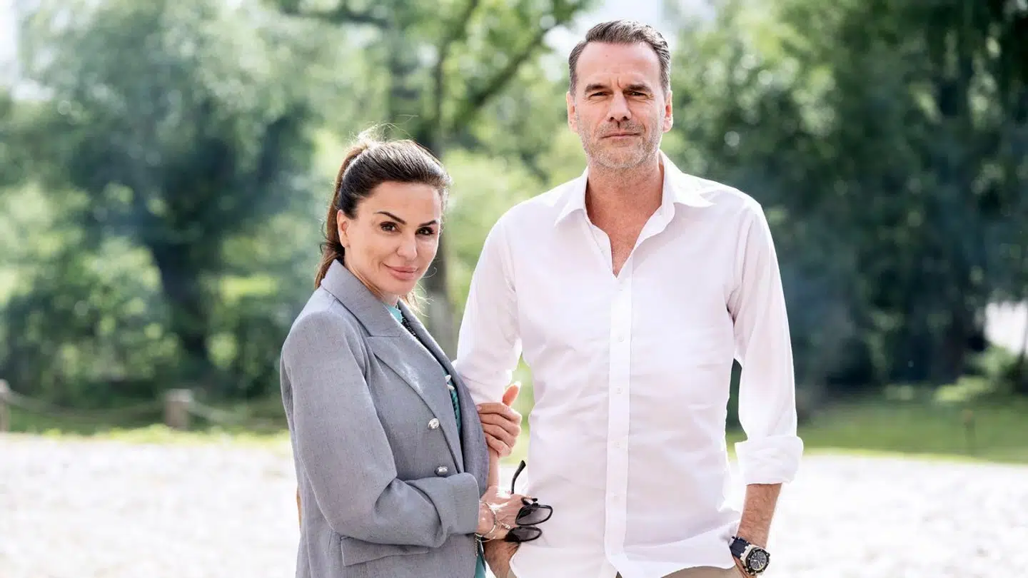Jesper Buch med sin kone, Renata.