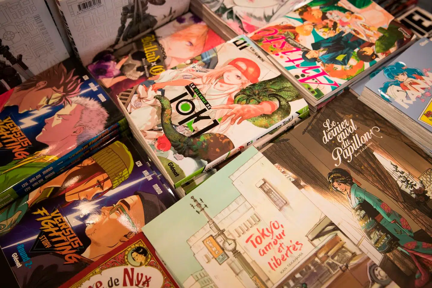 Franske mangetegneserier. Forrige år kom det frem, at over 50 procent af Frankrigs unge bruger deres kulturpaspenge på mangabøger. Arkivfoto: Joel Saget, Scanpix