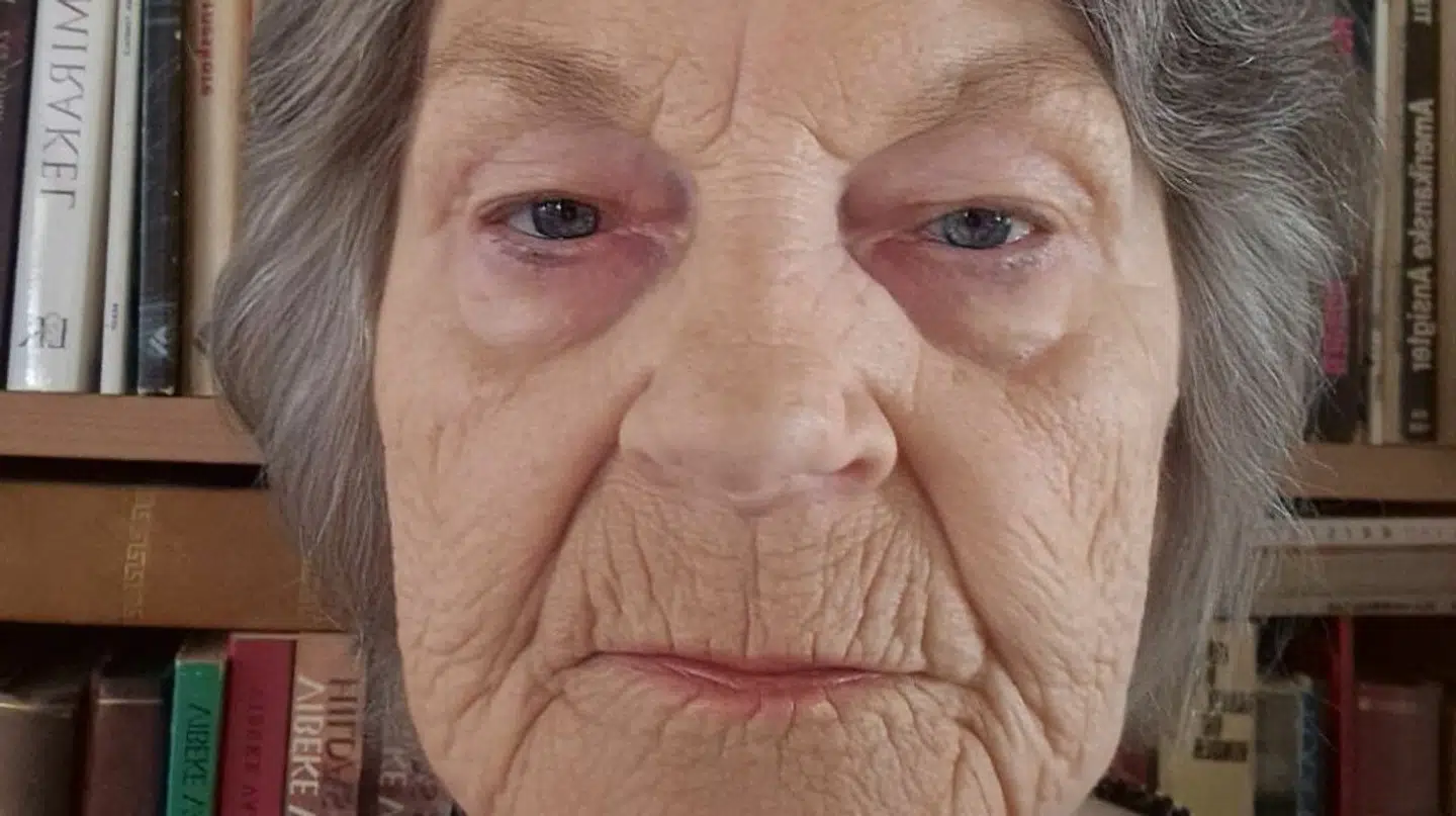 Her er Kirsten Wansborg på 79 år.