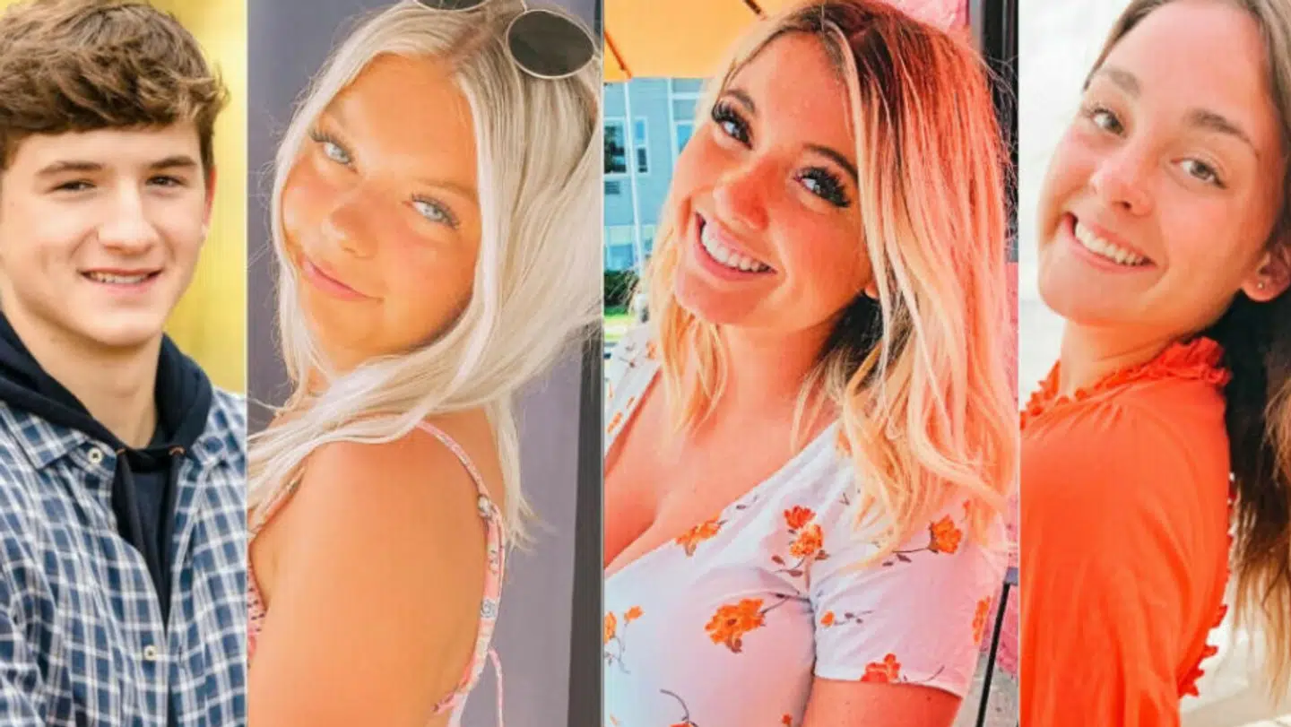 Ethan Chapin, Madison Mogen, Kaylee Gongalves og Xana Kernodle