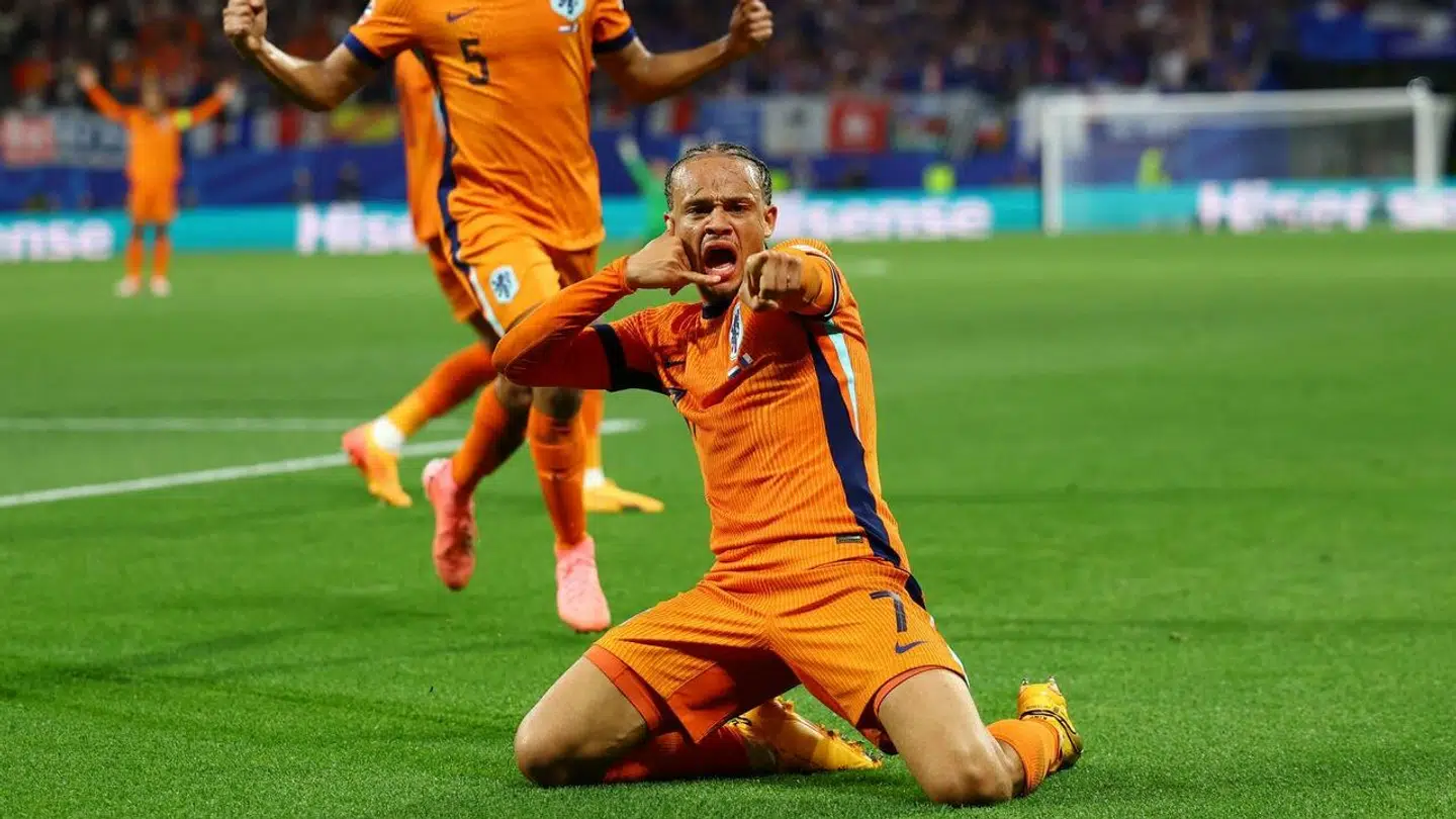 Xavi Simons troede, at han havde scoret.