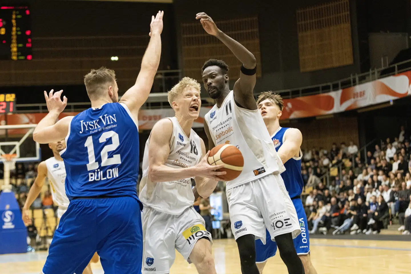 Gustav Knudsen spiller til dagligt for det aarhusianske hold Bakken Bears. (Arkivfoto).