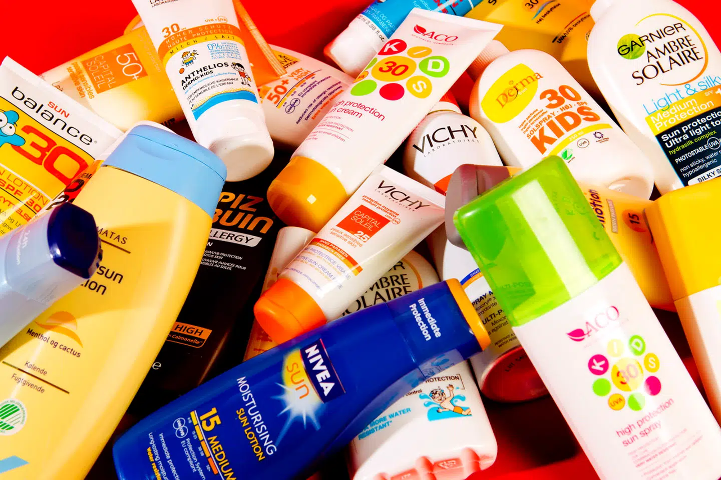 Der findes et utal af solcremer.