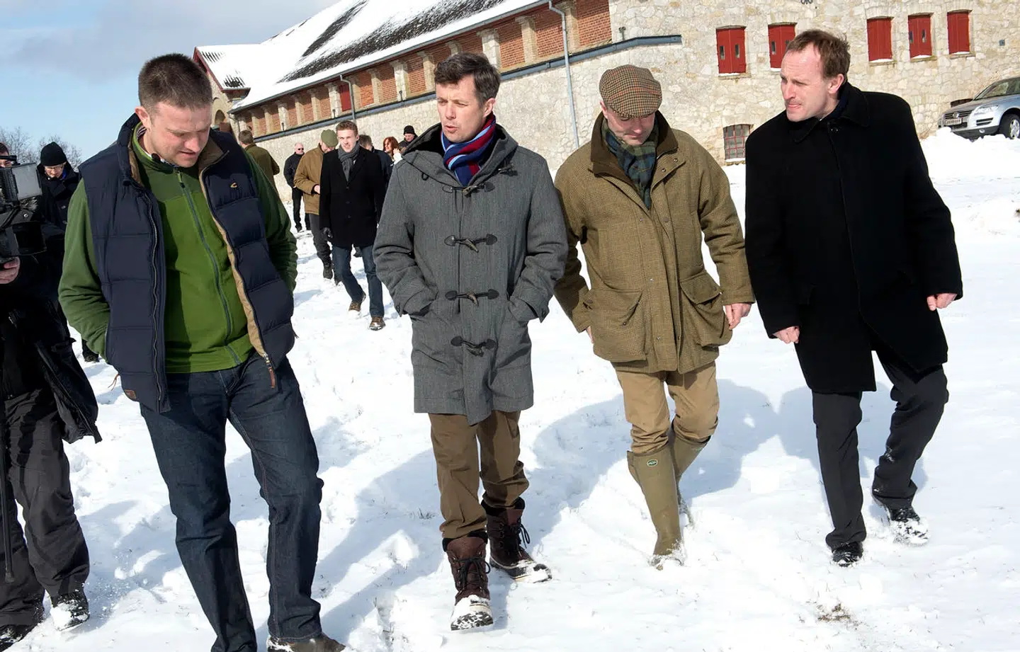 Kong Frederik blev i 2013 vist rund på Bregentved Gods i forbindelse med et officielt besøg.